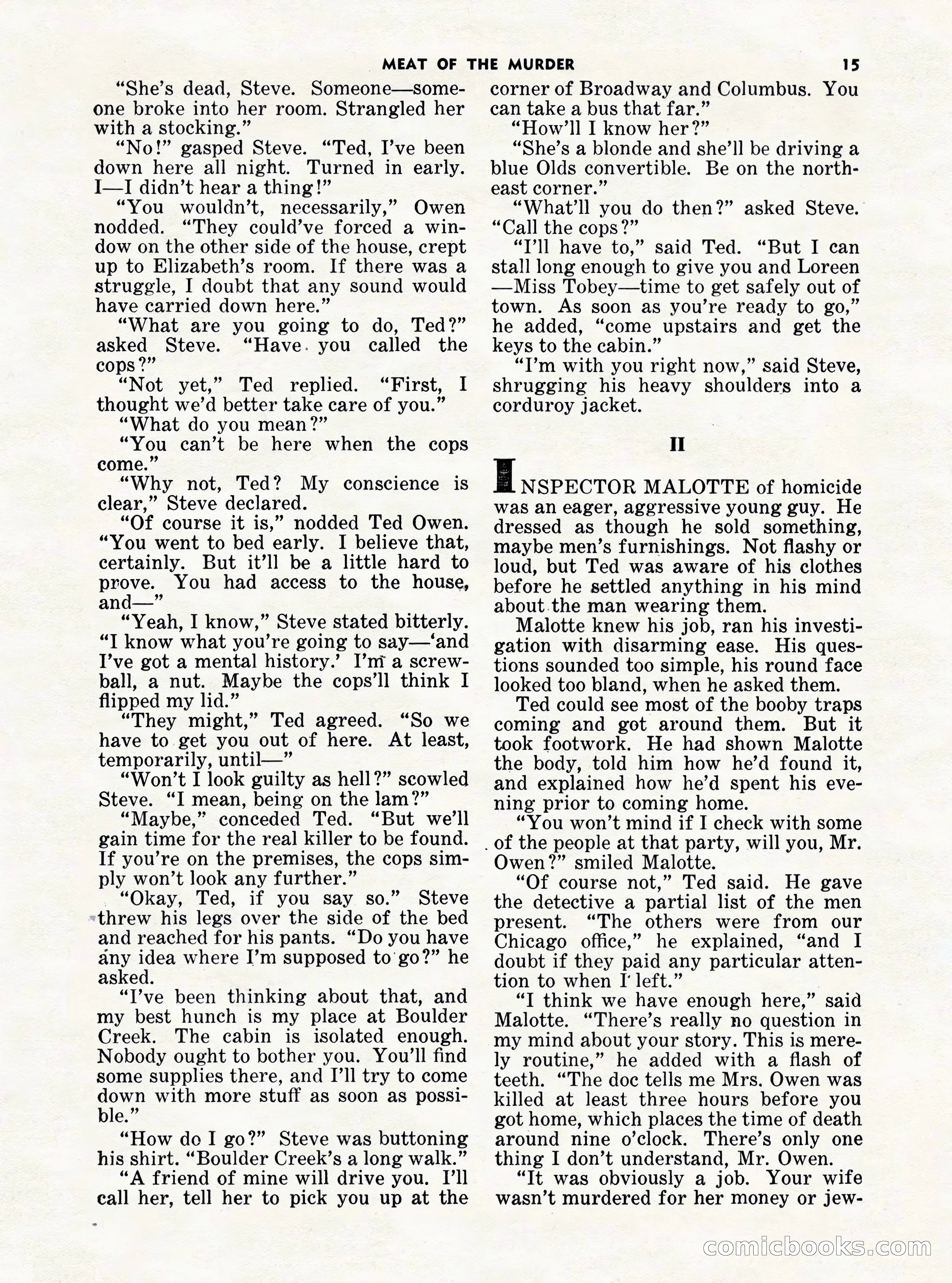 5 Detective Novels Magazine Cover — page 15 of 132