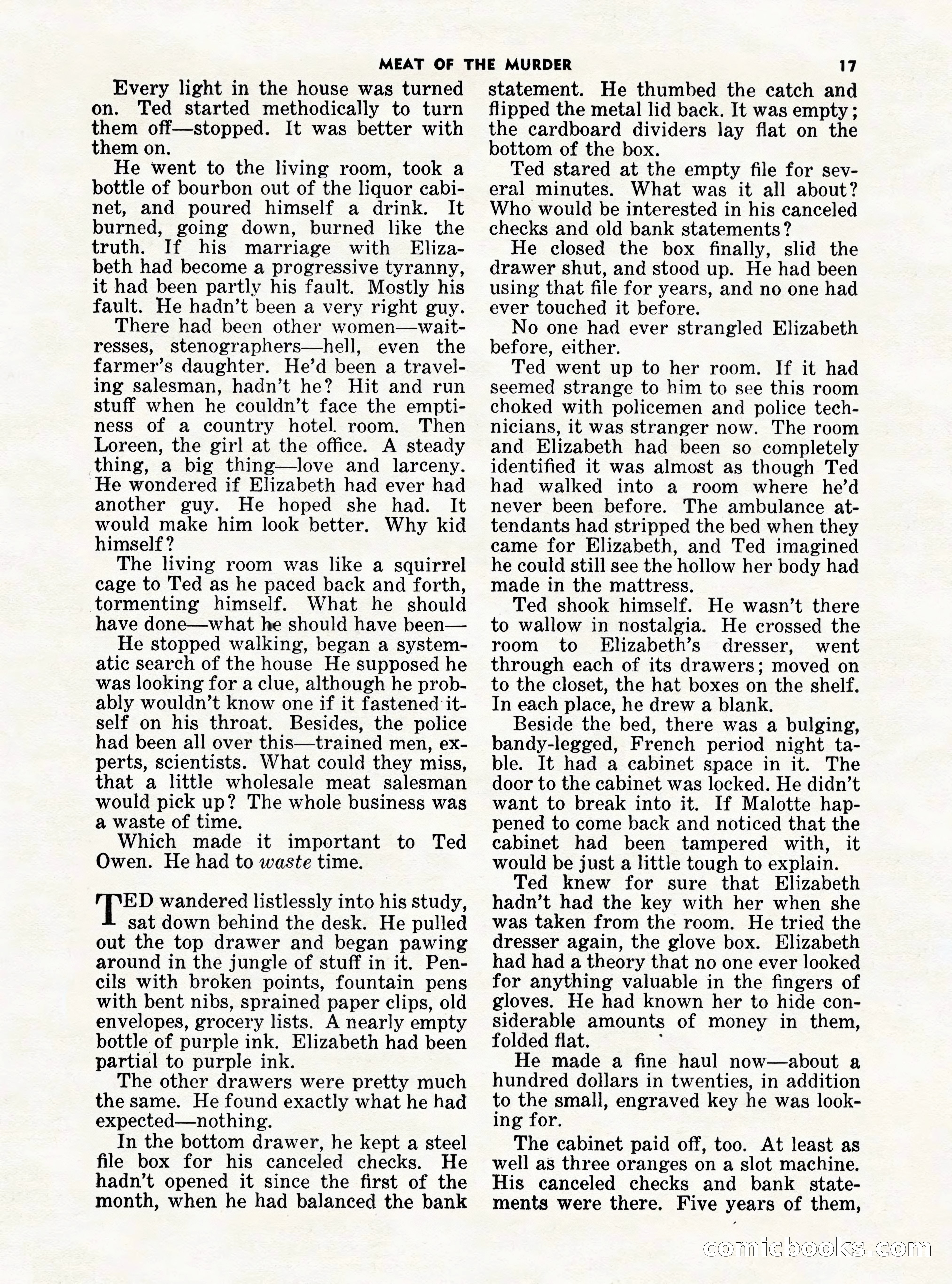 5 Detective Novels Magazine Cover — page 17 of 132