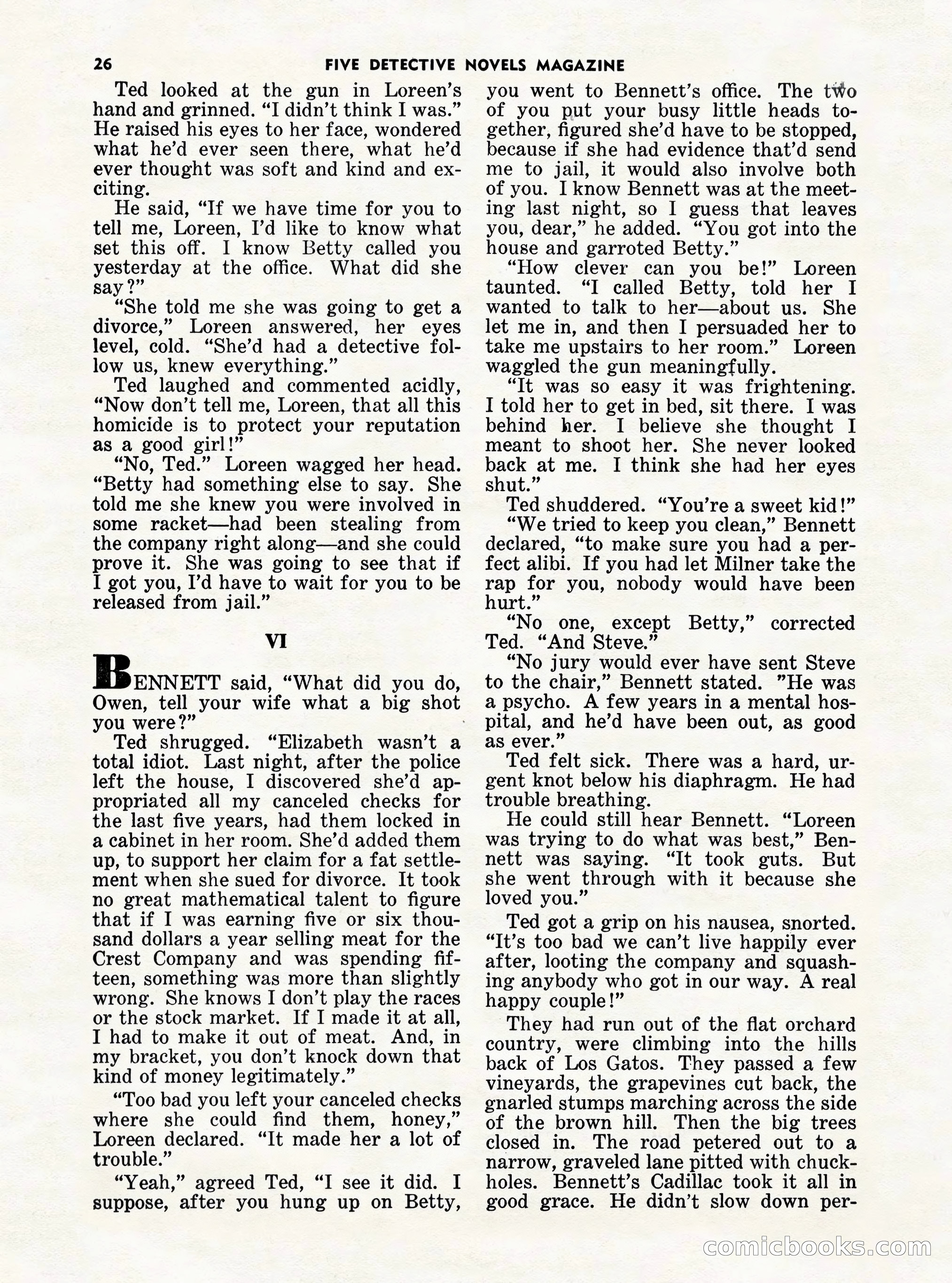 5 Detective Novels Magazine Cover — page 26 of 132