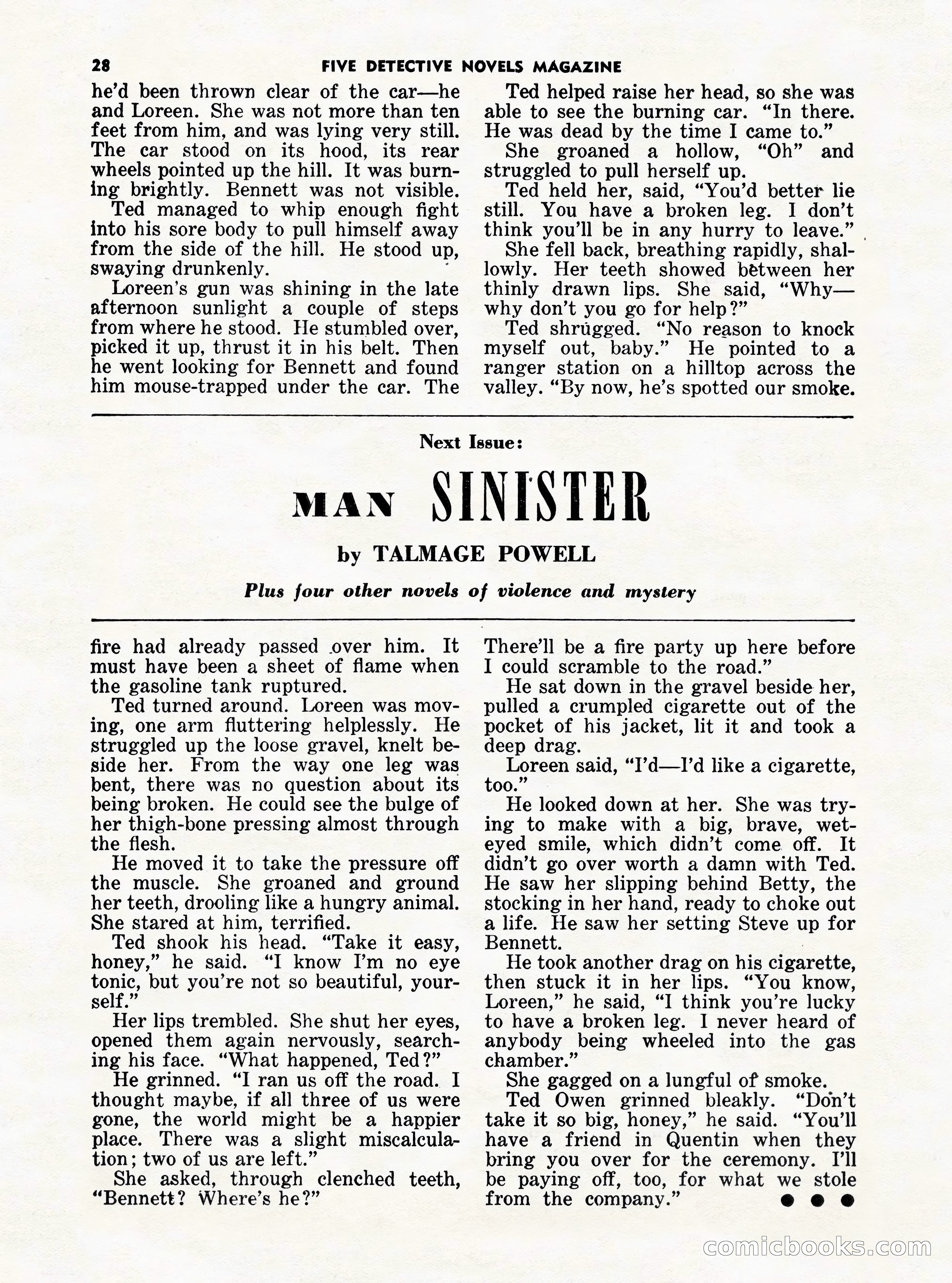 5 Detective Novels Magazine Cover — page 28 of 132