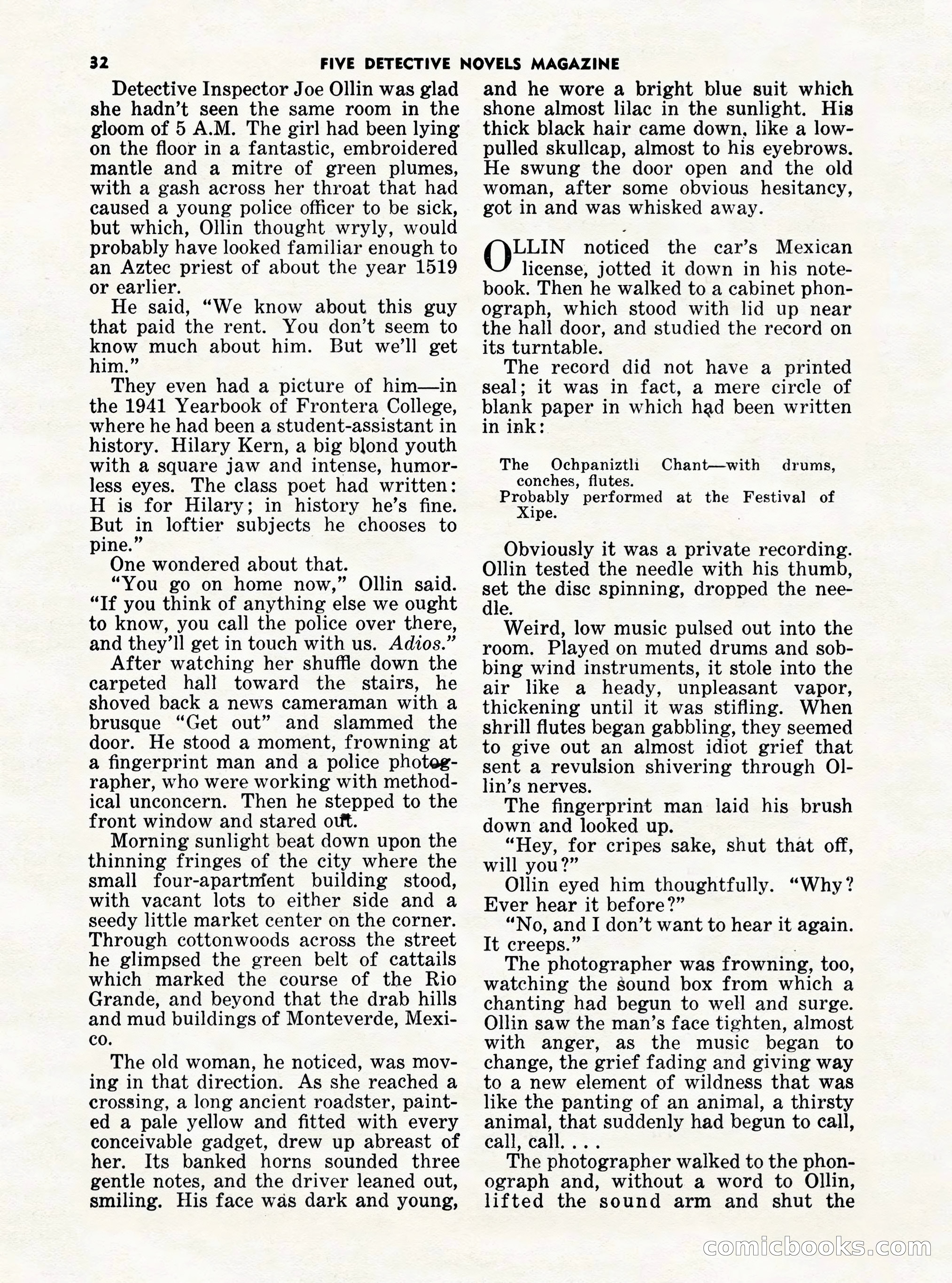 5 Detective Novels Magazine Cover — page 32 of 132