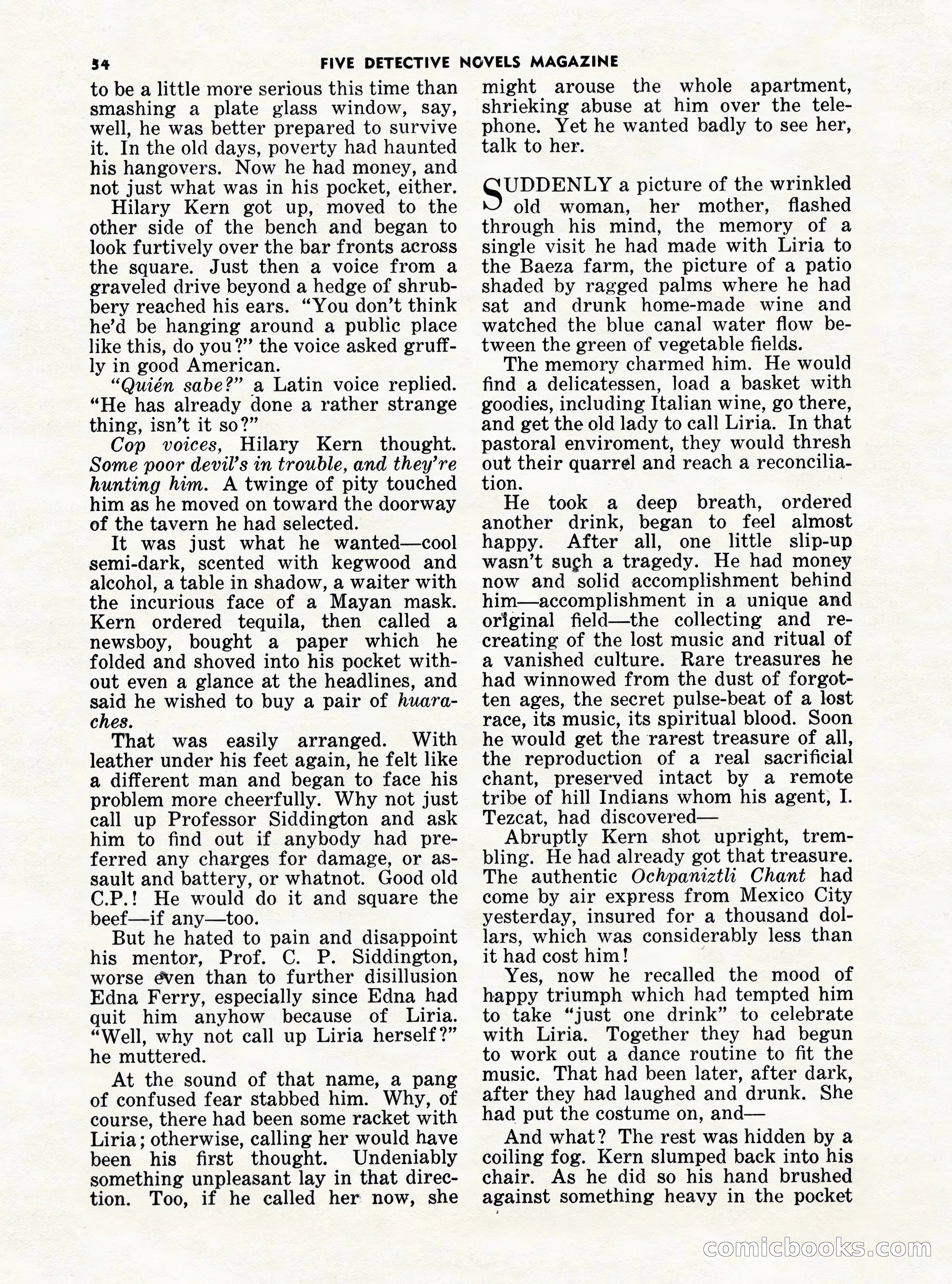 5 Detective Novels Magazine Cover — page 34 of 132