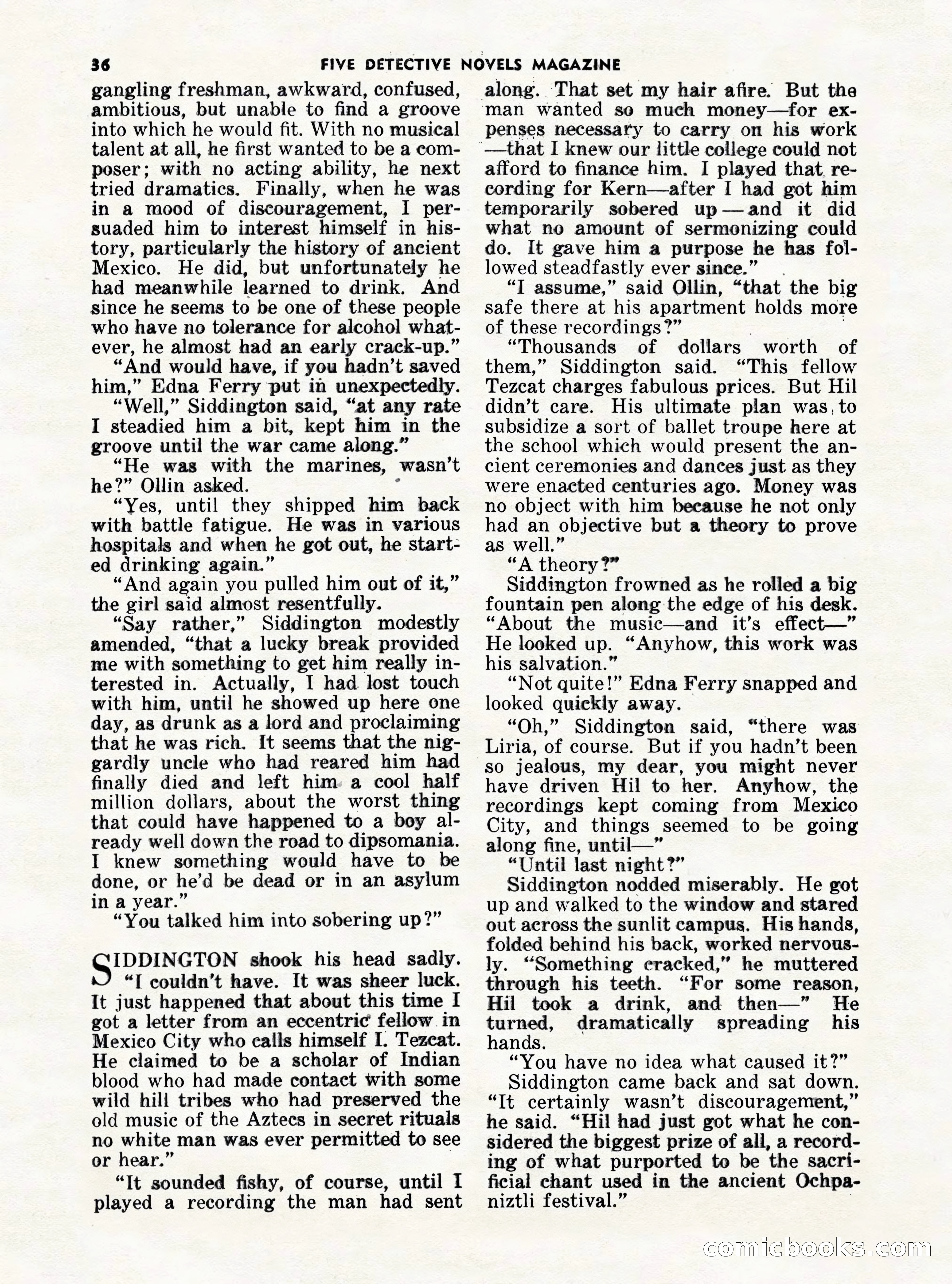 5 Detective Novels Magazine Cover — page 36 of 132