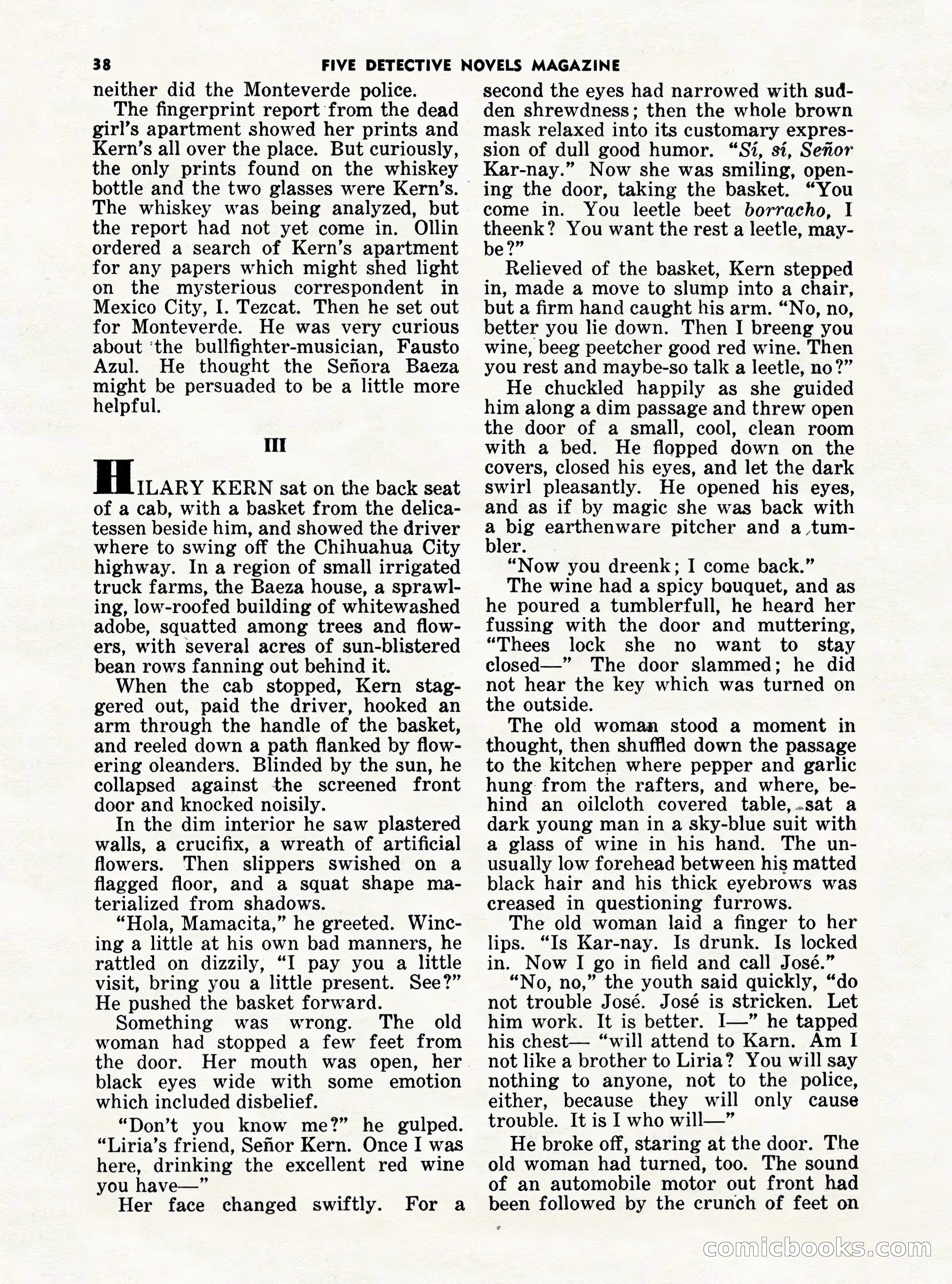 5 Detective Novels Magazine Cover — page 38 of 132