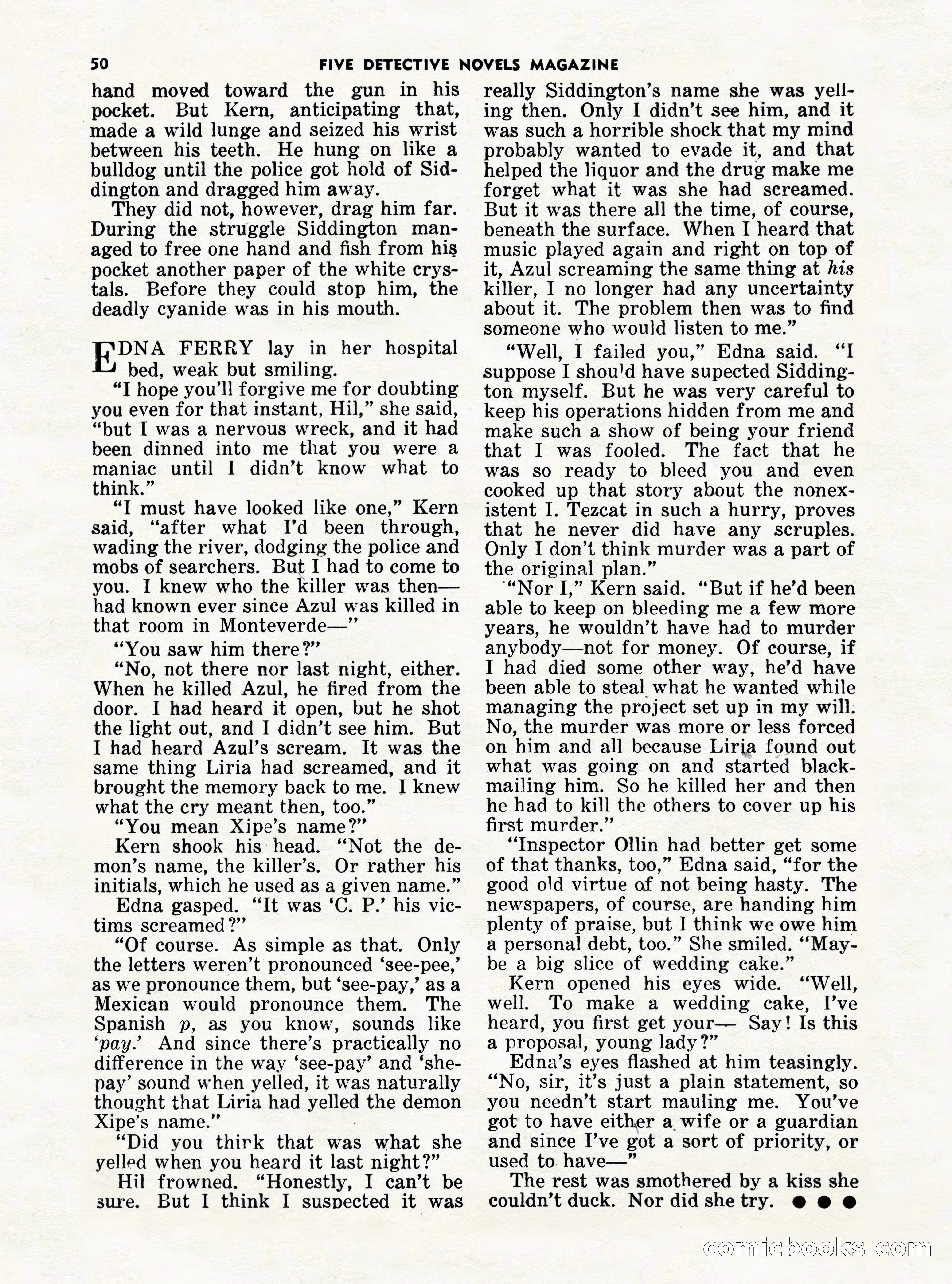 5 Detective Novels Magazine Cover — page 50 of 132