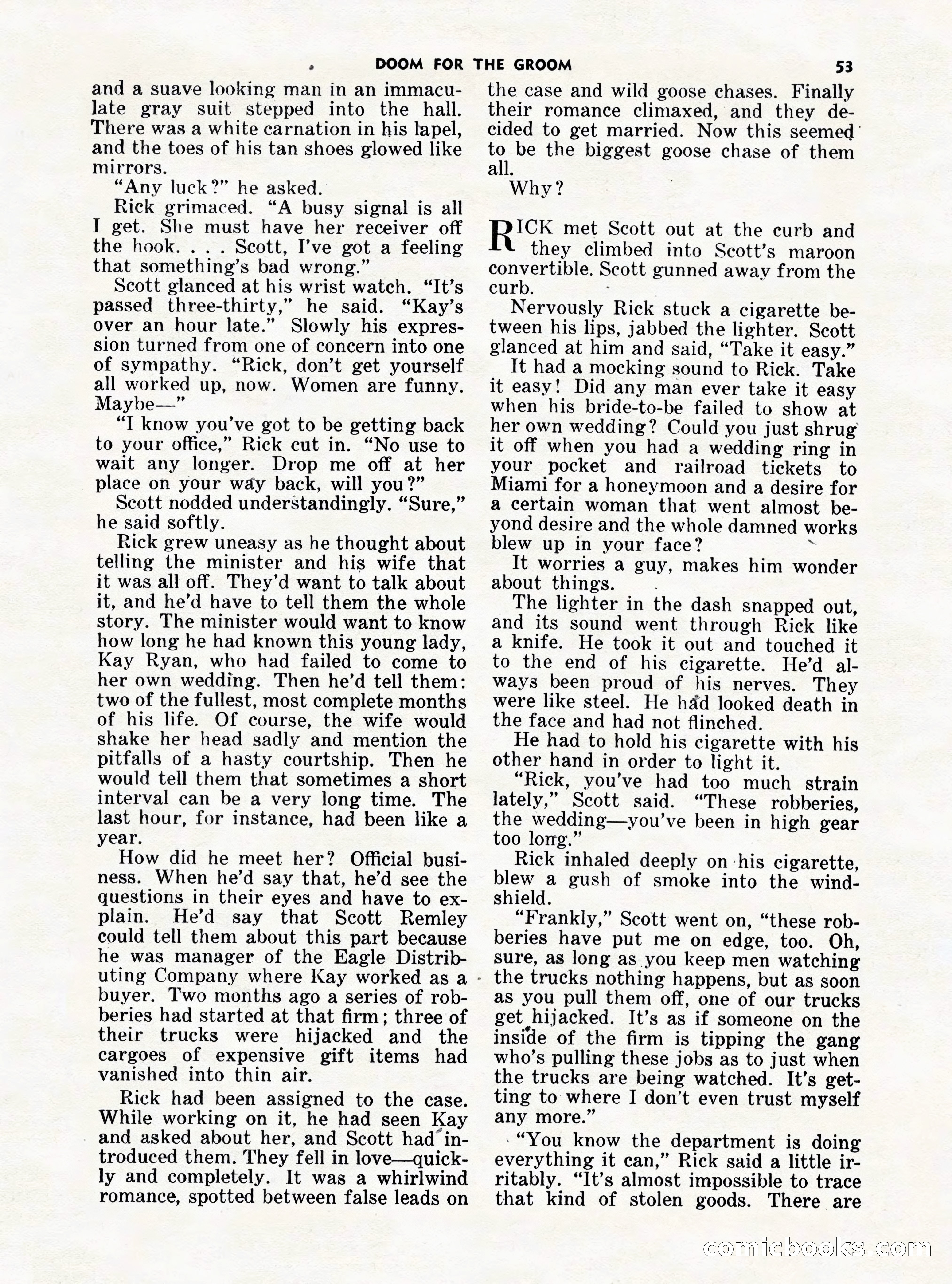 5 Detective Novels Magazine Cover — page 53 of 132