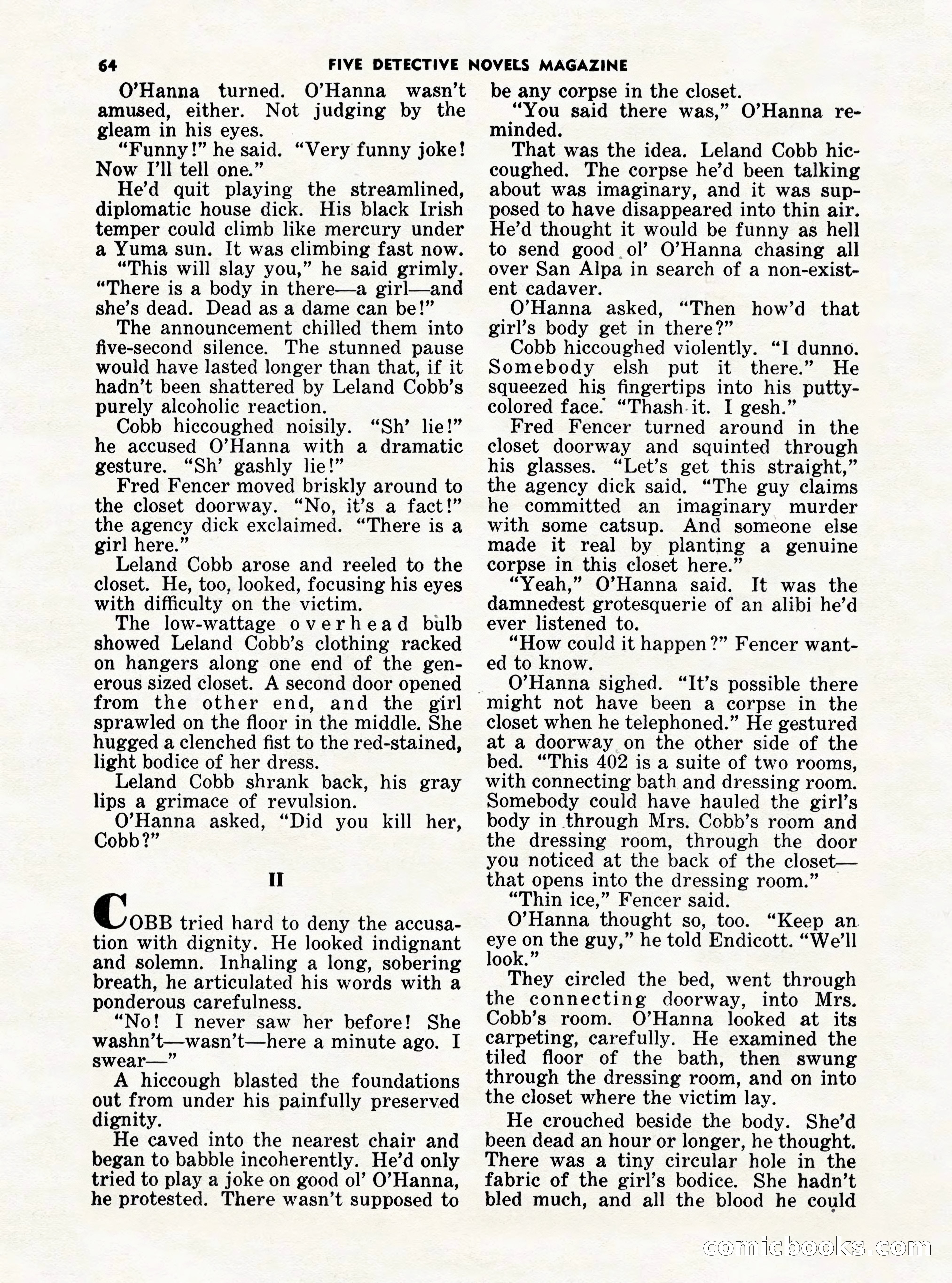 5 Detective Novels Magazine Cover — page 64 of 132