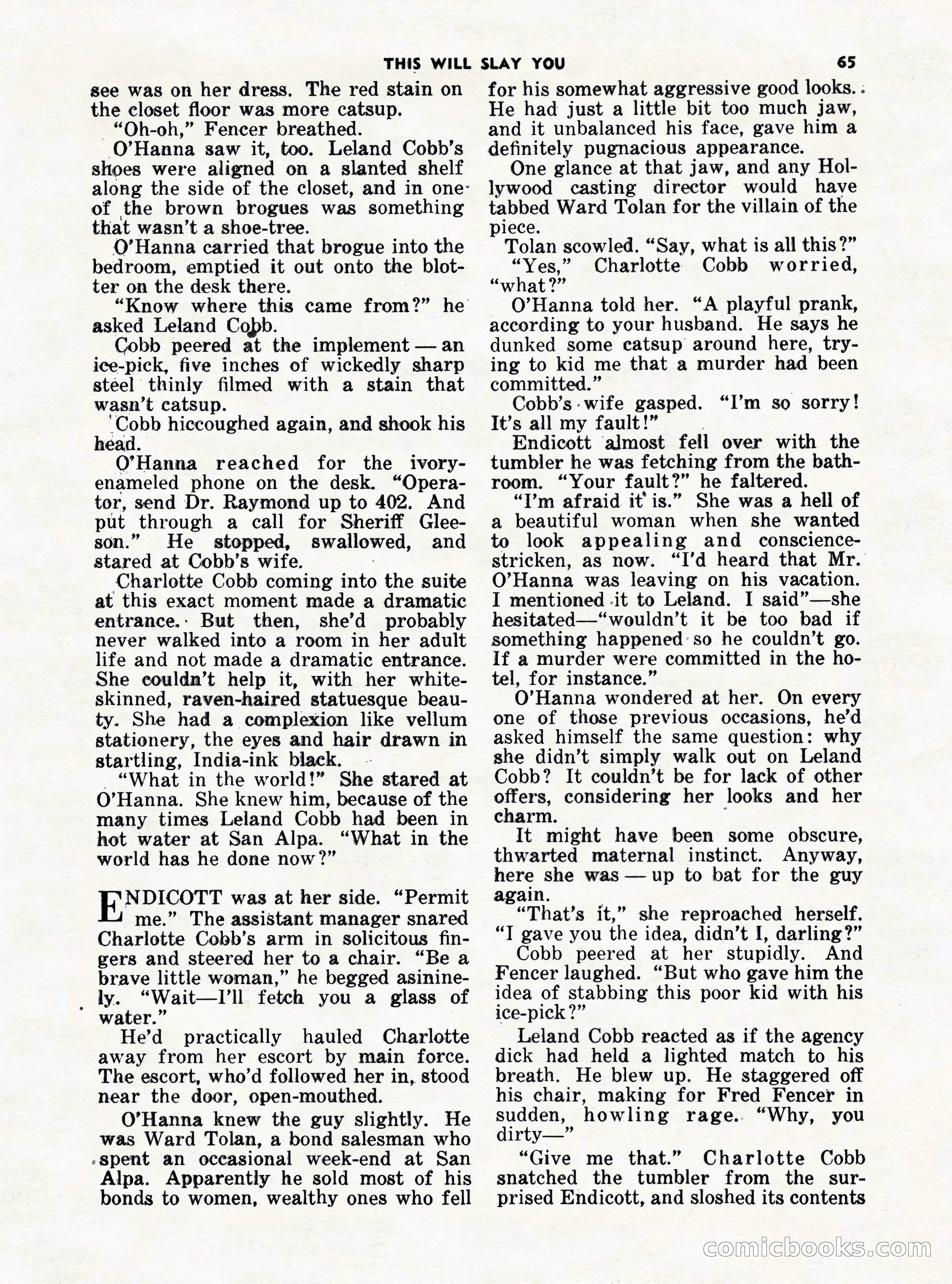 5 Detective Novels Magazine Cover — page 65 of 132