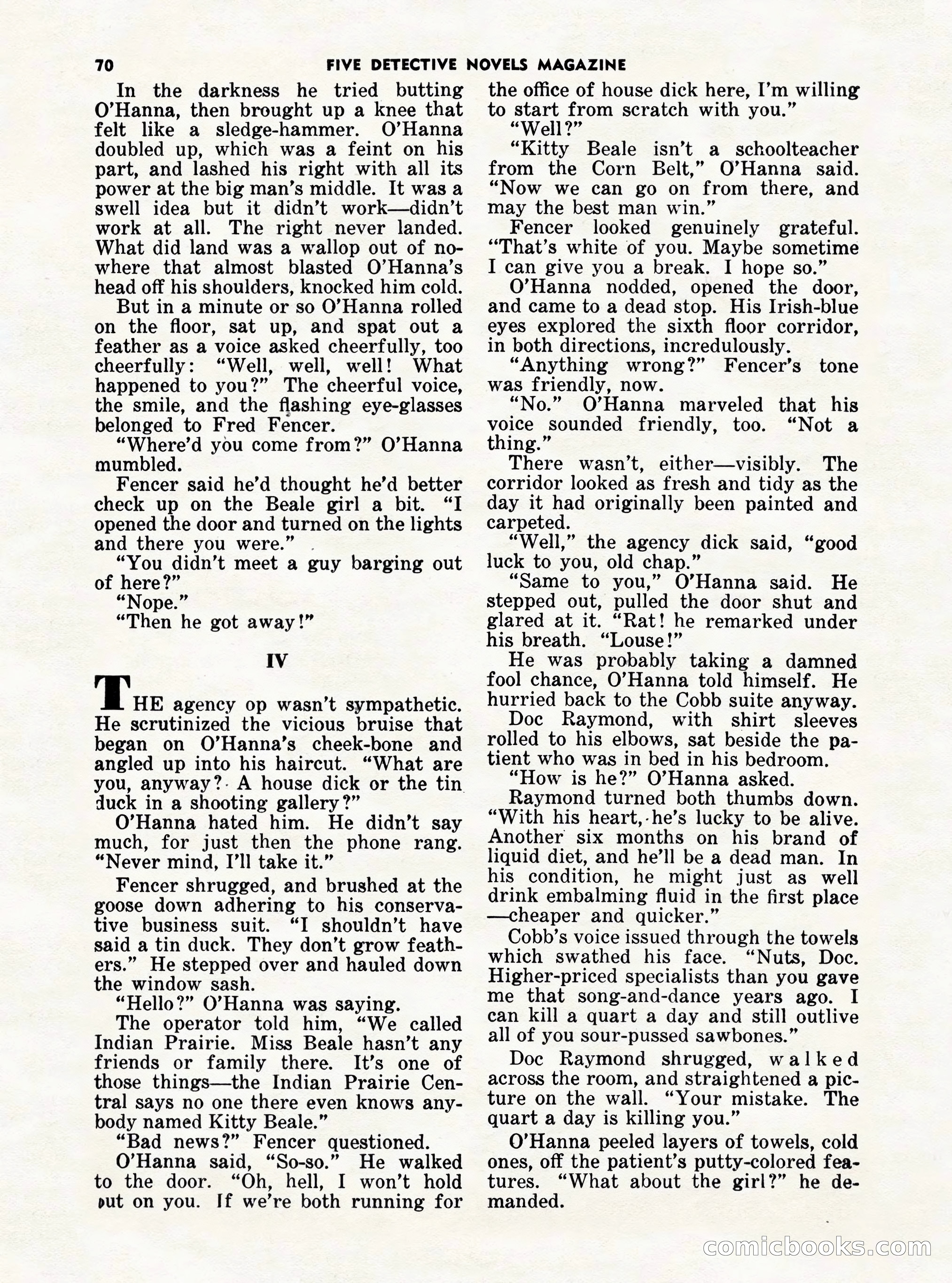 5 Detective Novels Magazine Cover — page 70 of 132