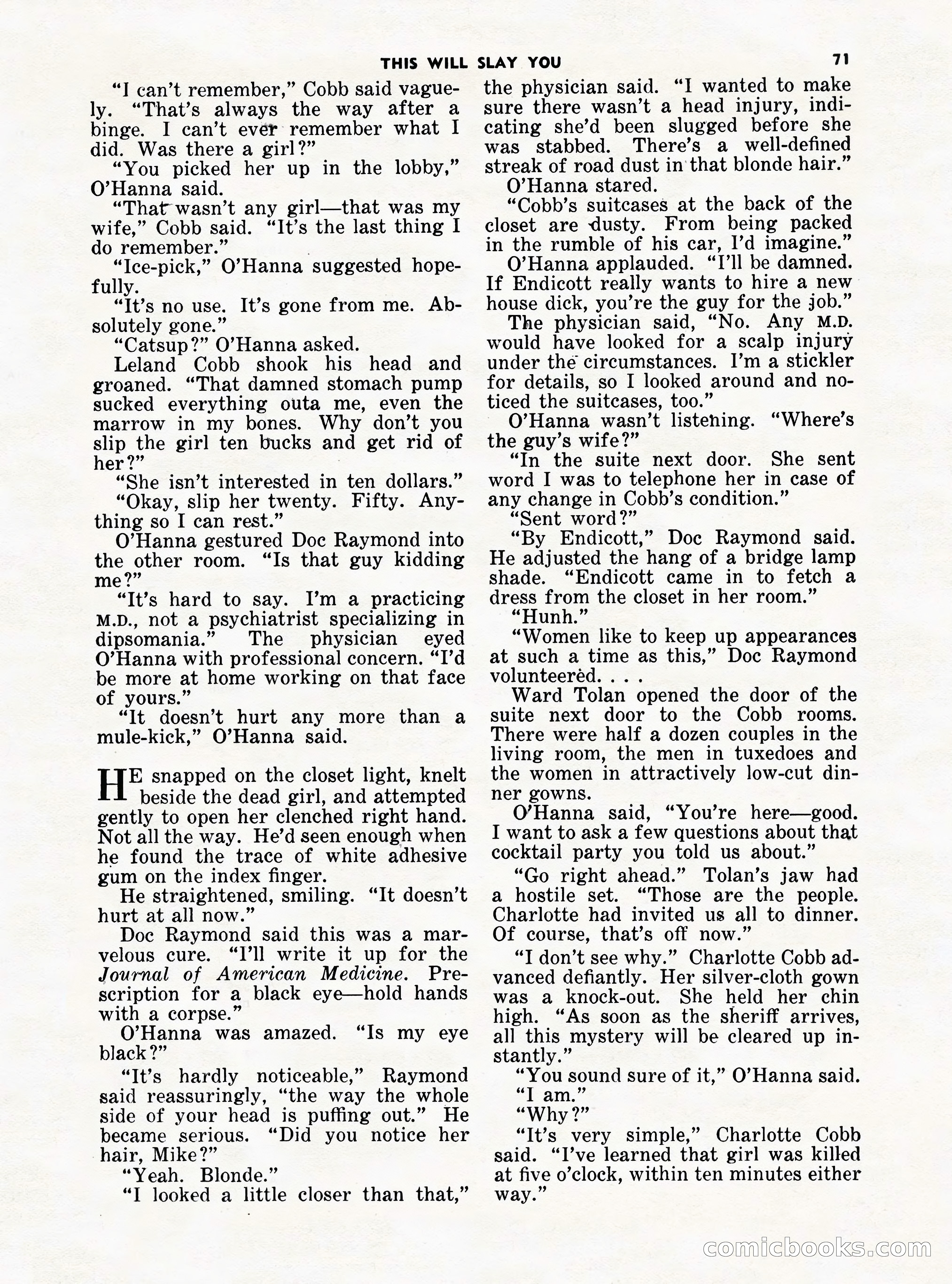 5 Detective Novels Magazine Cover — page 71 of 132