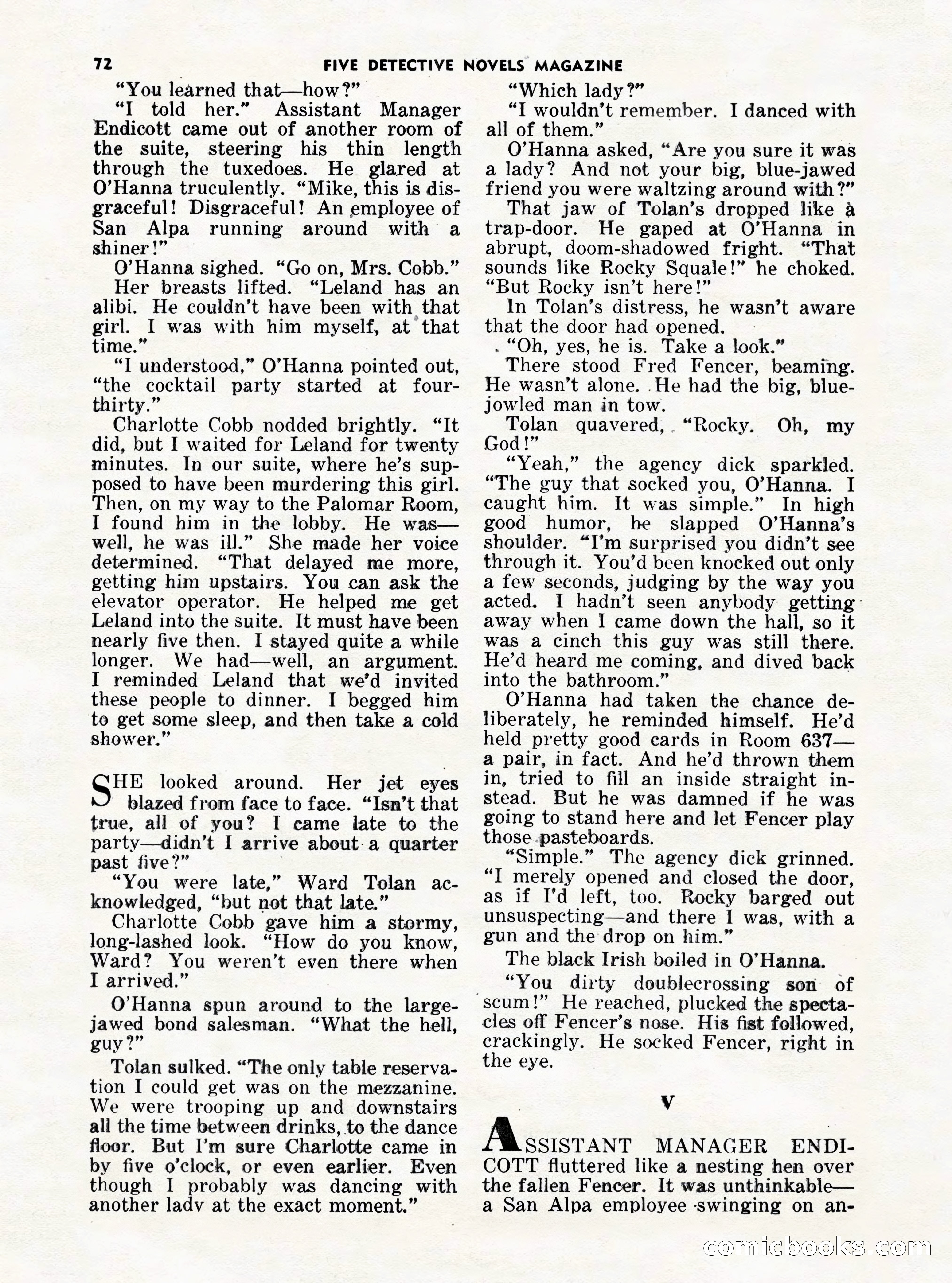 5 Detective Novels Magazine Cover — page 72 of 132