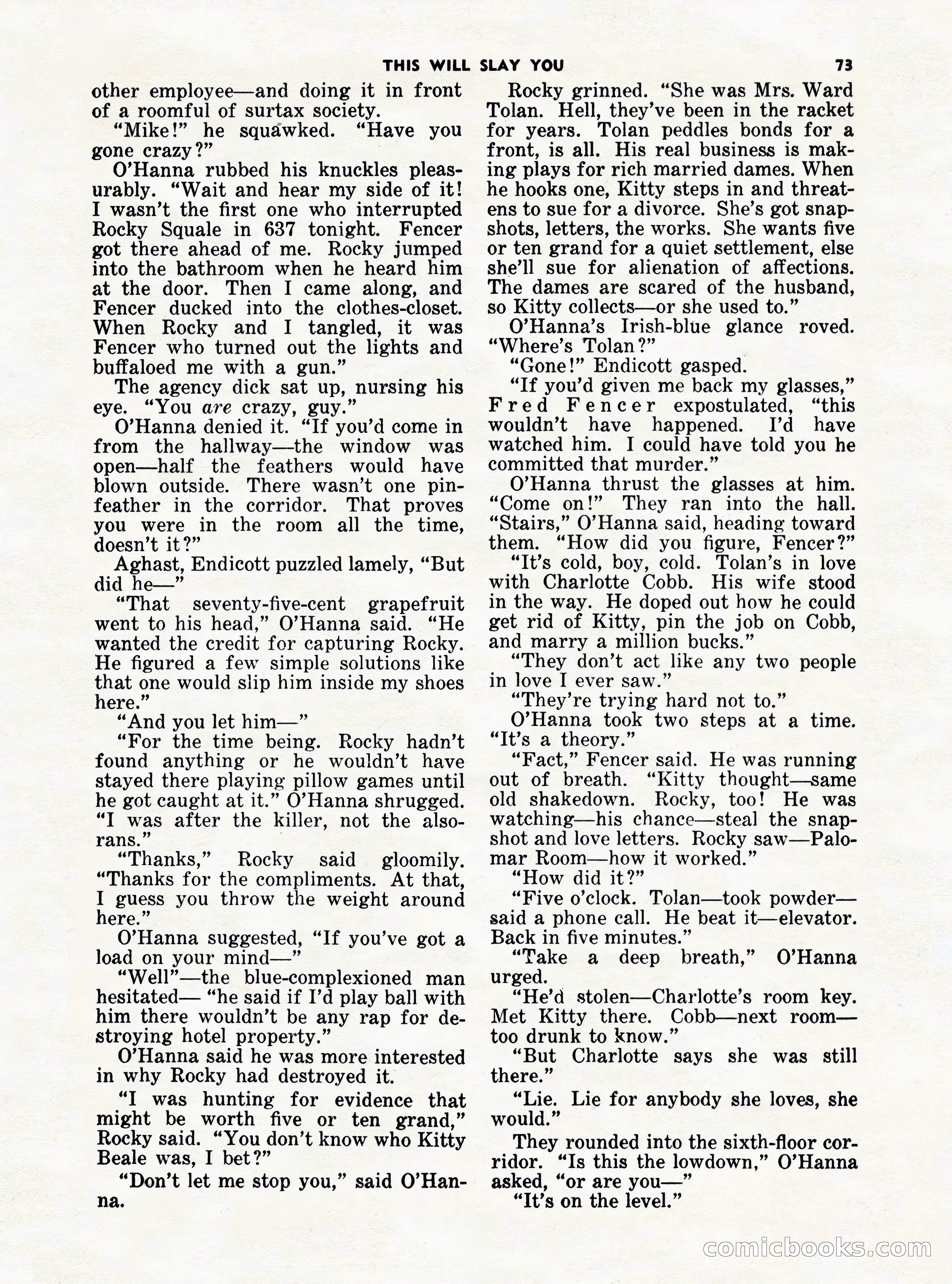 5 Detective Novels Magazine Cover — page 73 of 132