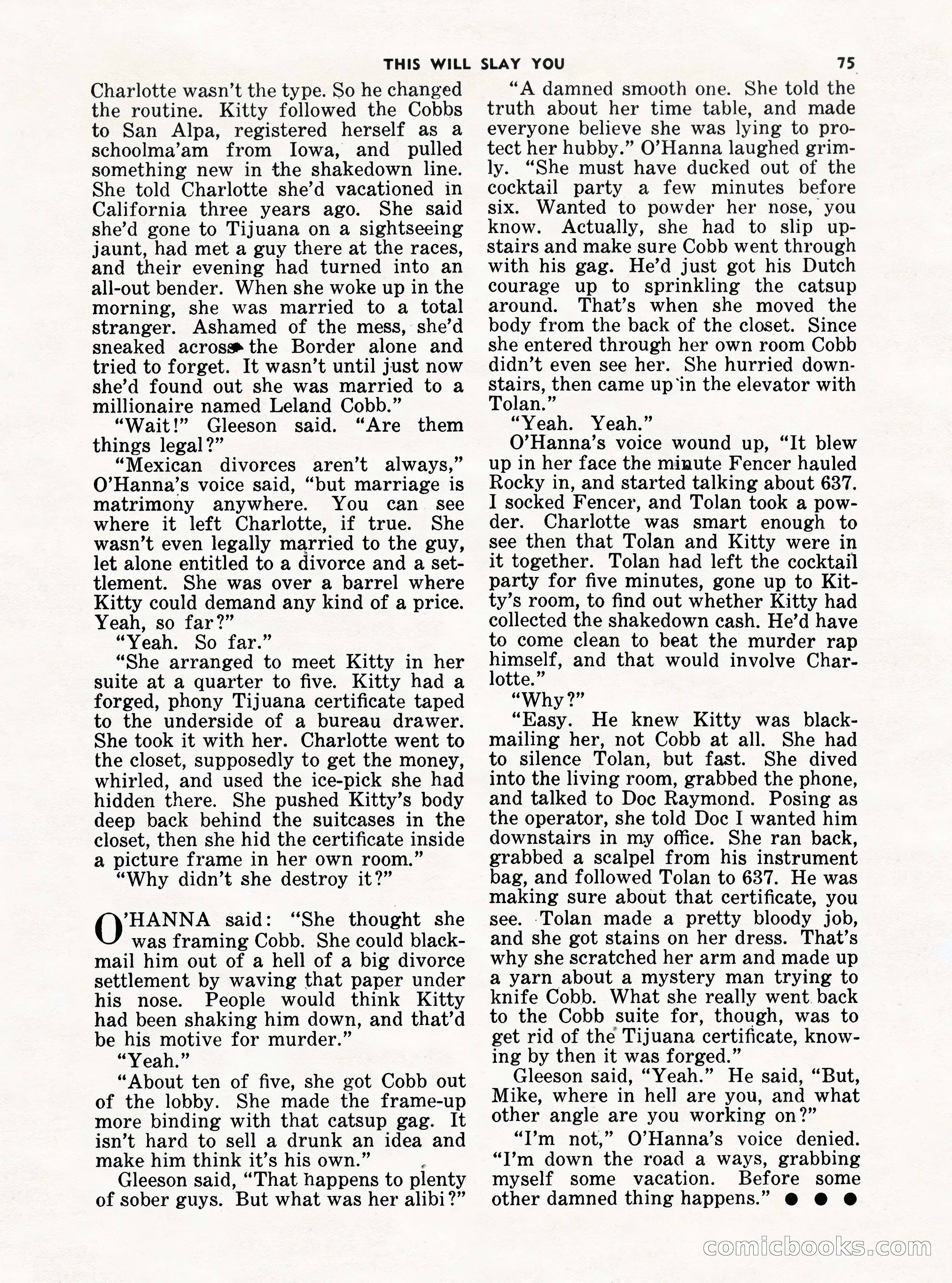 5 Detective Novels Magazine Cover — page 75 of 132