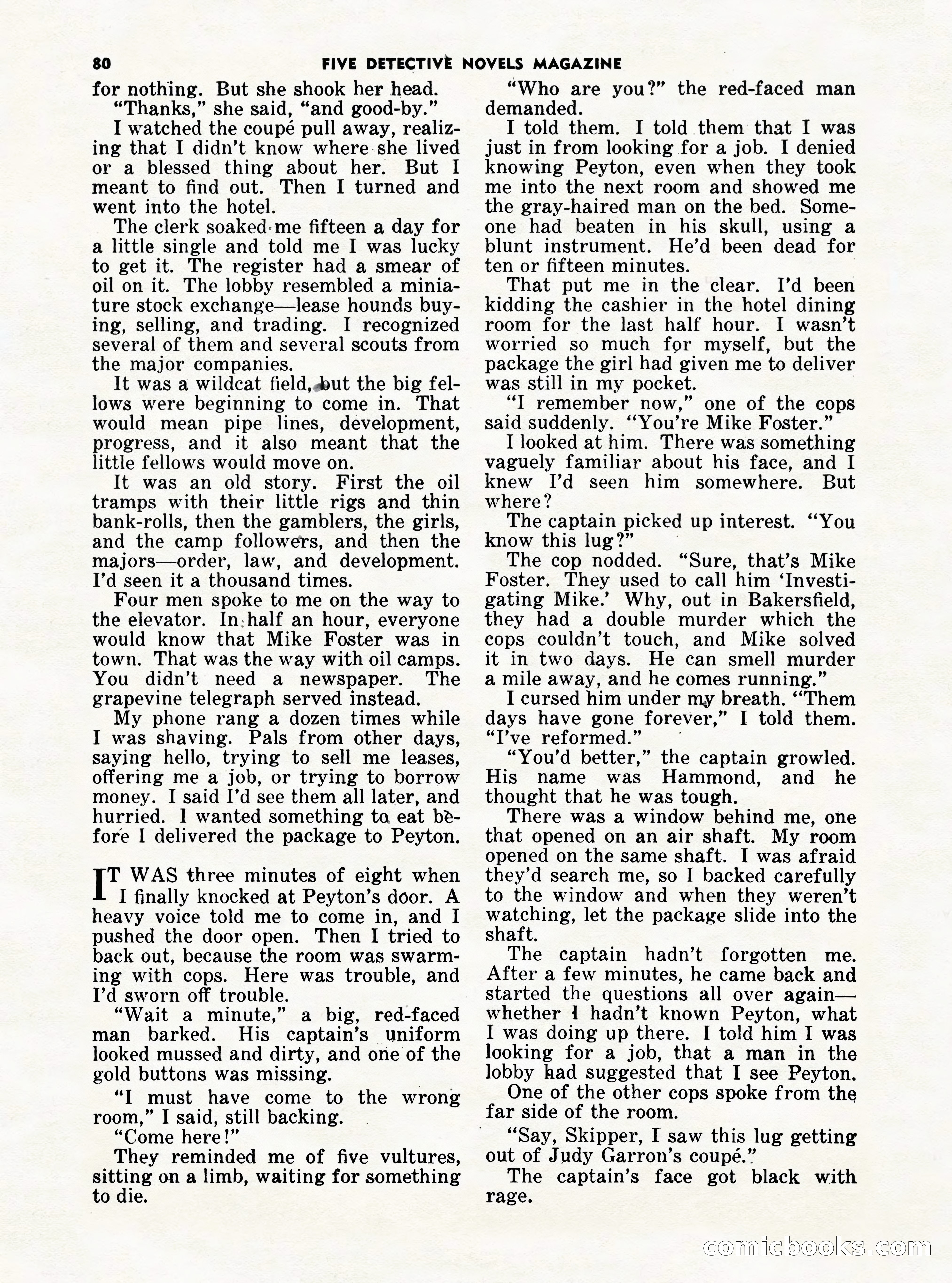 5 Detective Novels Magazine Cover — page 80 of 132