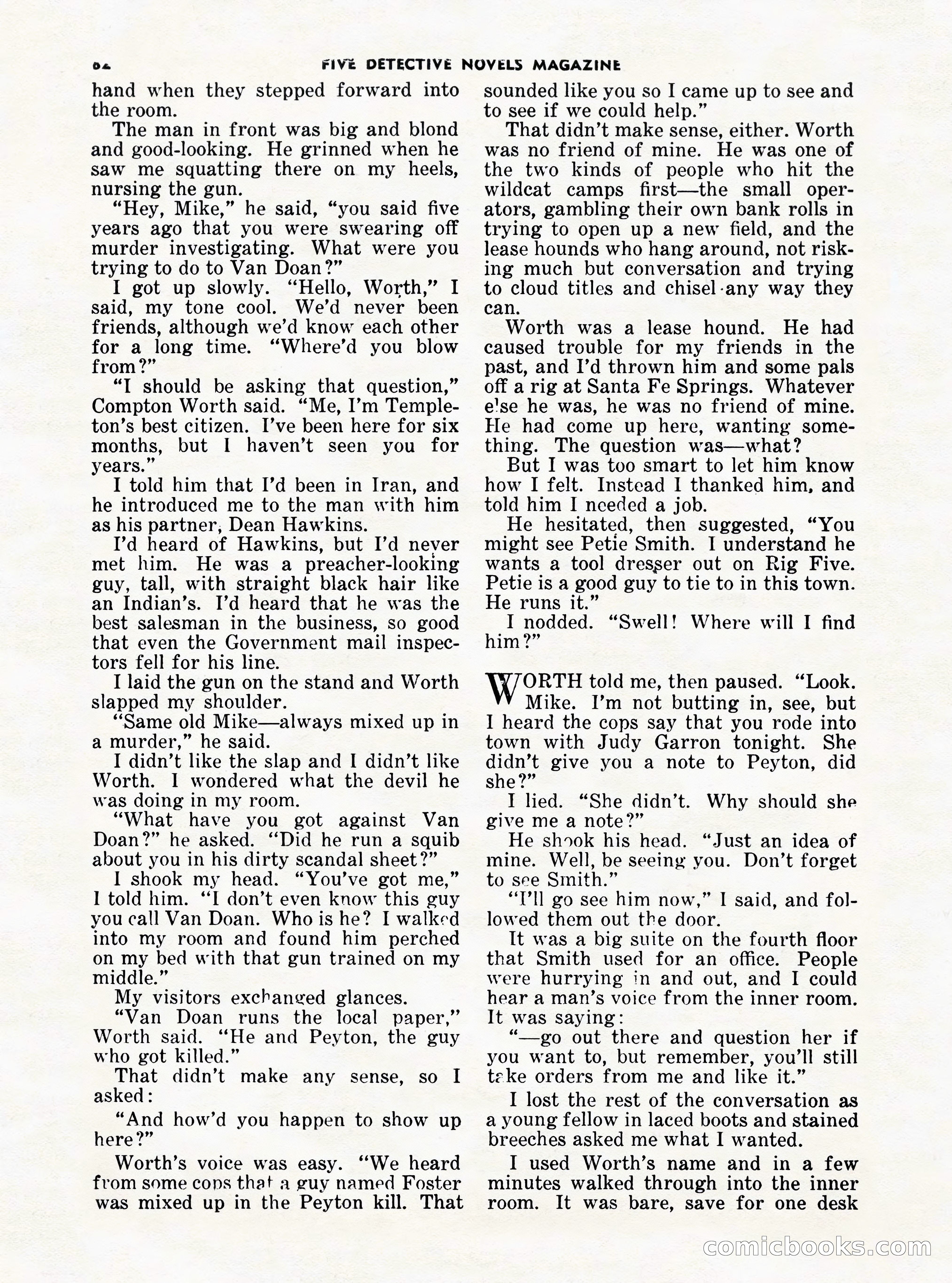 5 Detective Novels Magazine Cover — page 82 of 132