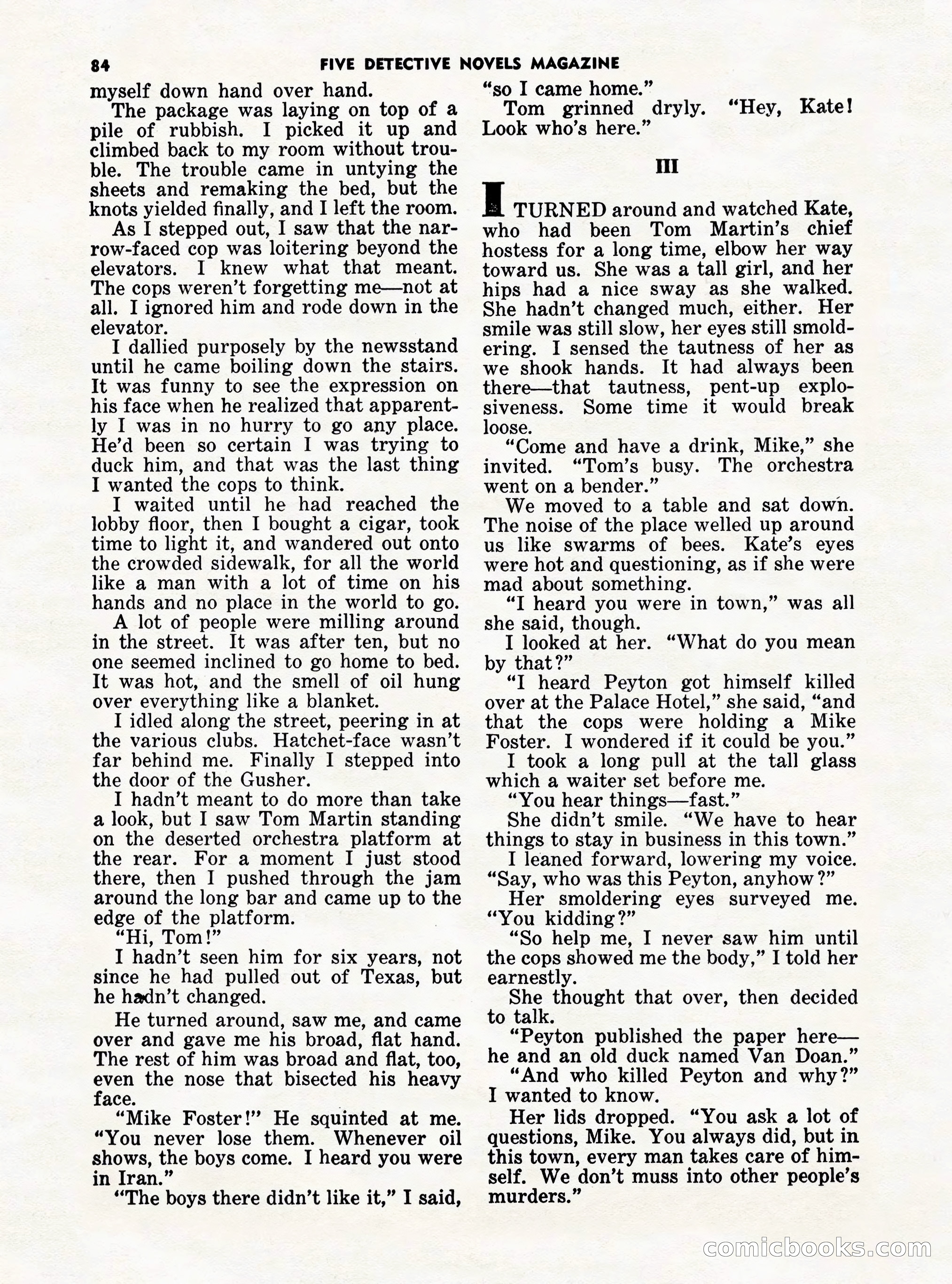 5 Detective Novels Magazine Cover — page 84 of 132