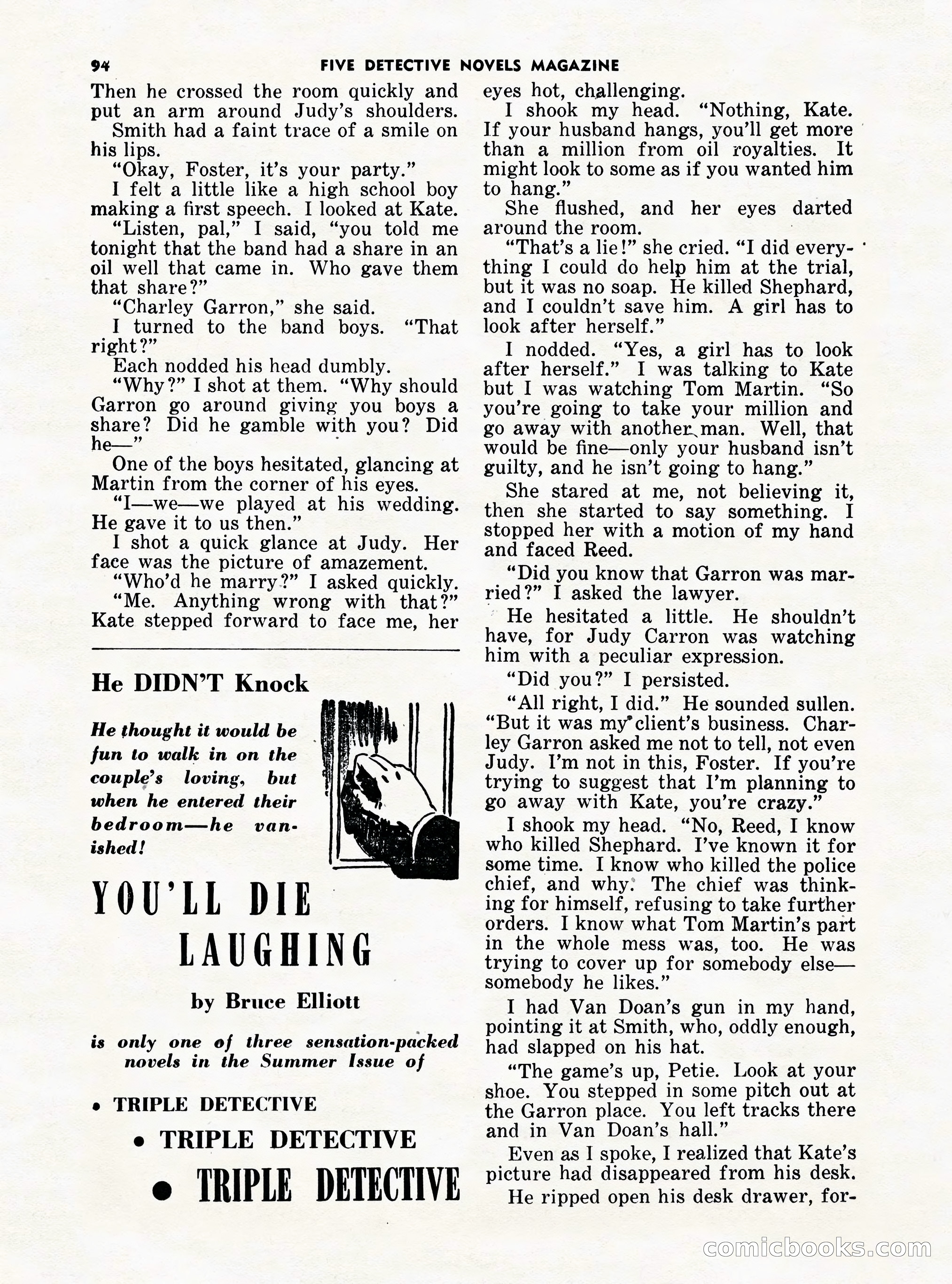 5 Detective Novels Magazine Cover — page 94 of 132