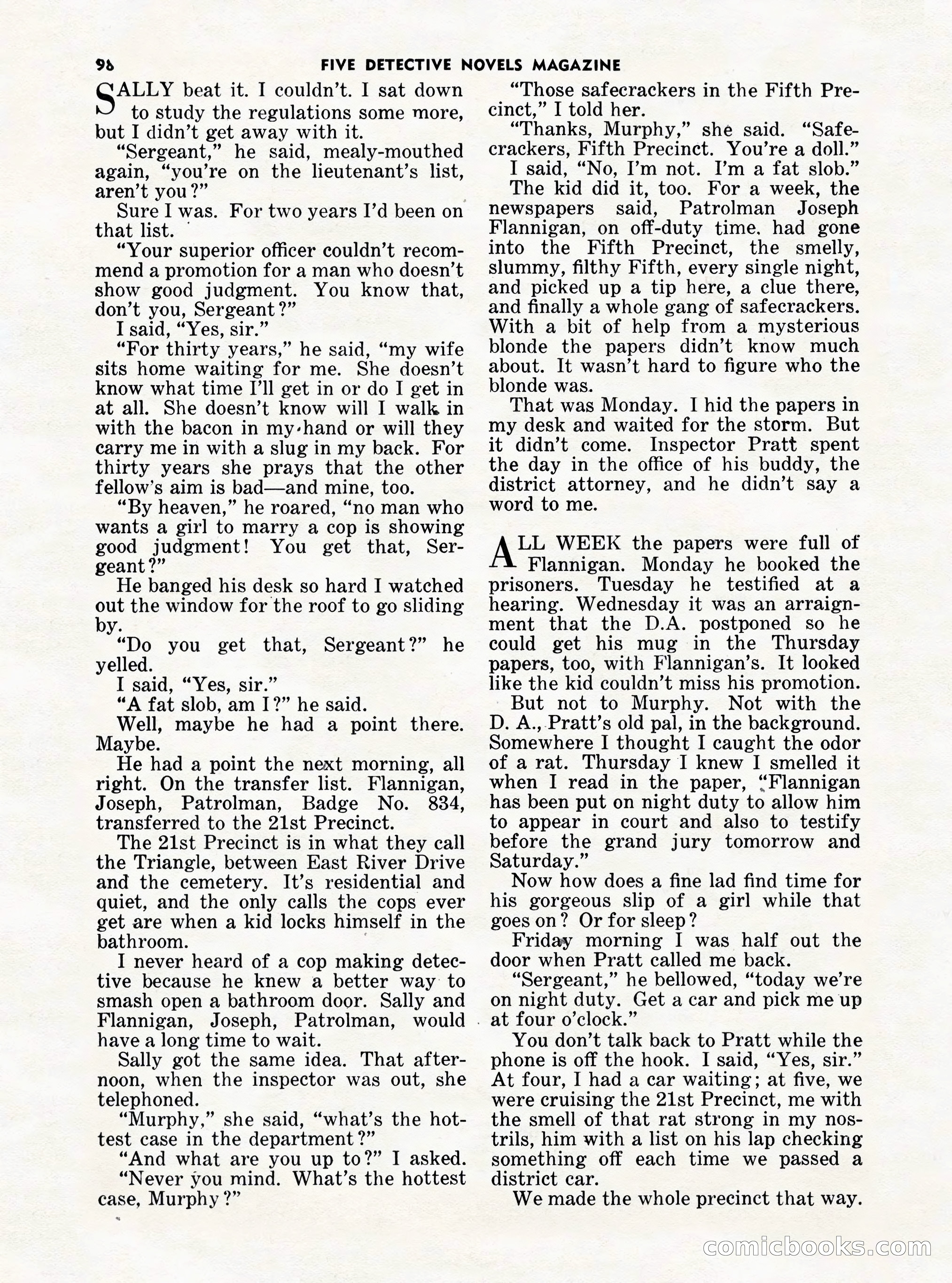 5 Detective Novels Magazine Cover — page 98 of 132