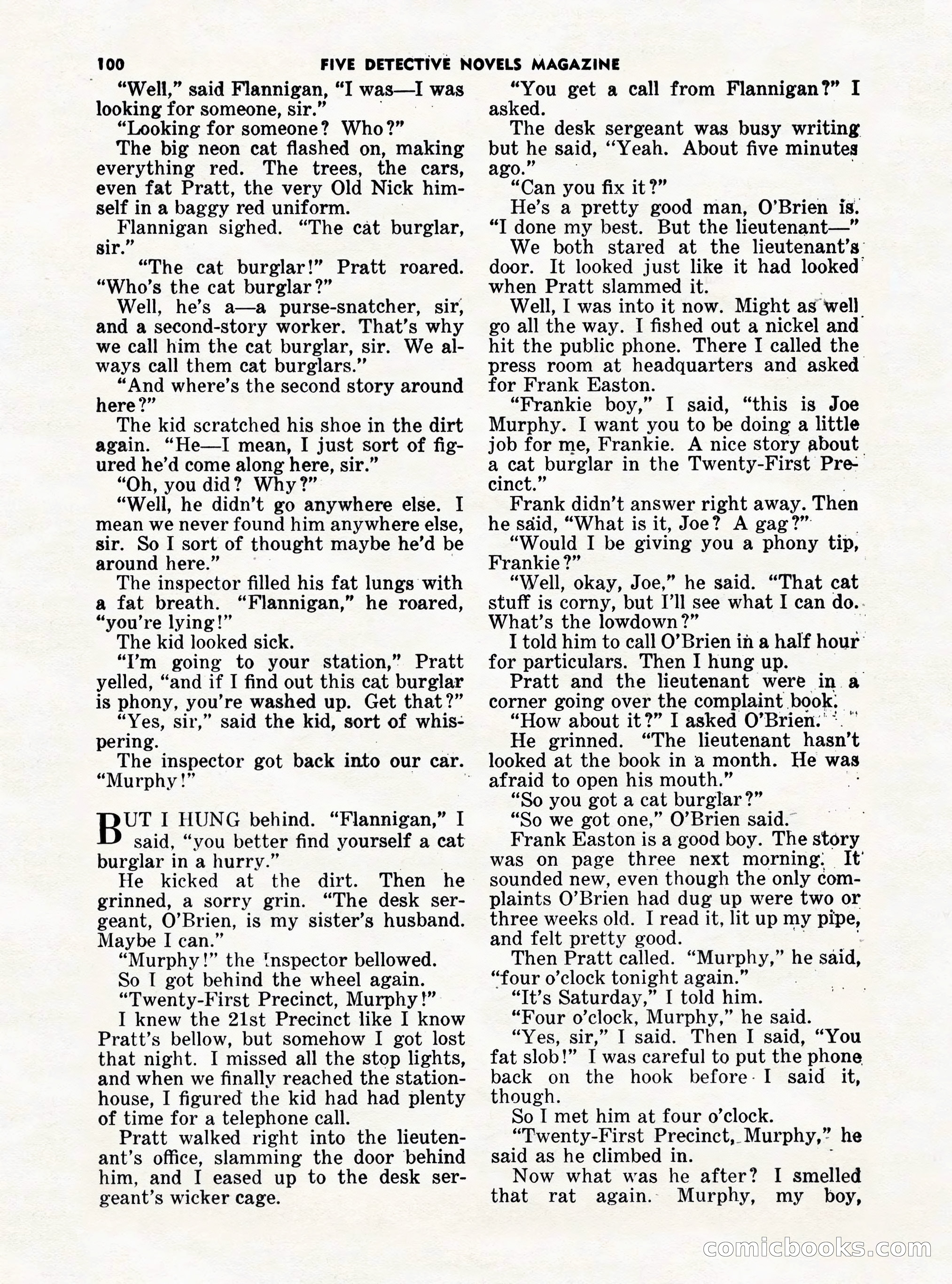 5 Detective Novels Magazine Cover — page 100 of 132