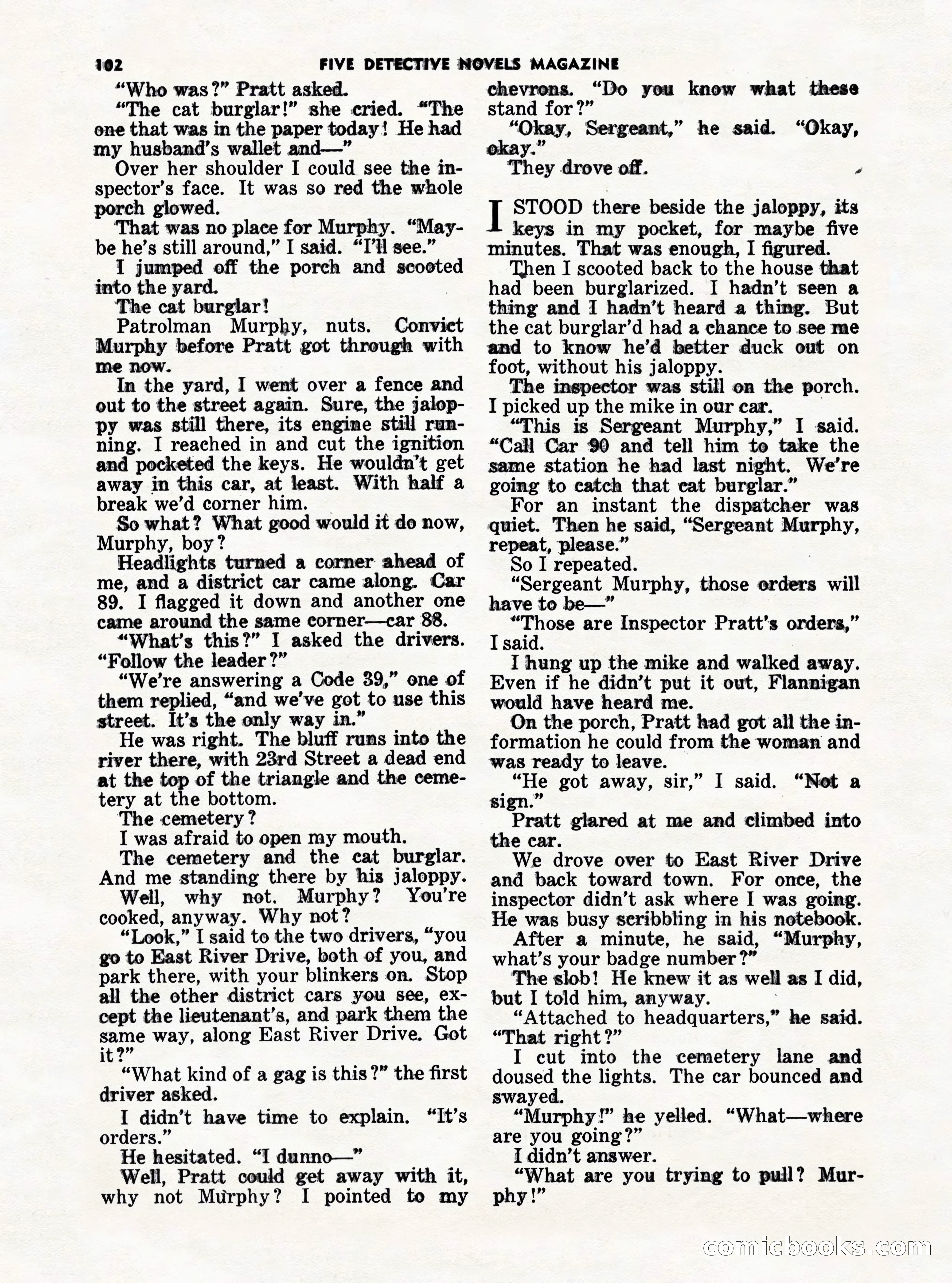 5 Detective Novels Magazine Cover — page 102 of 132