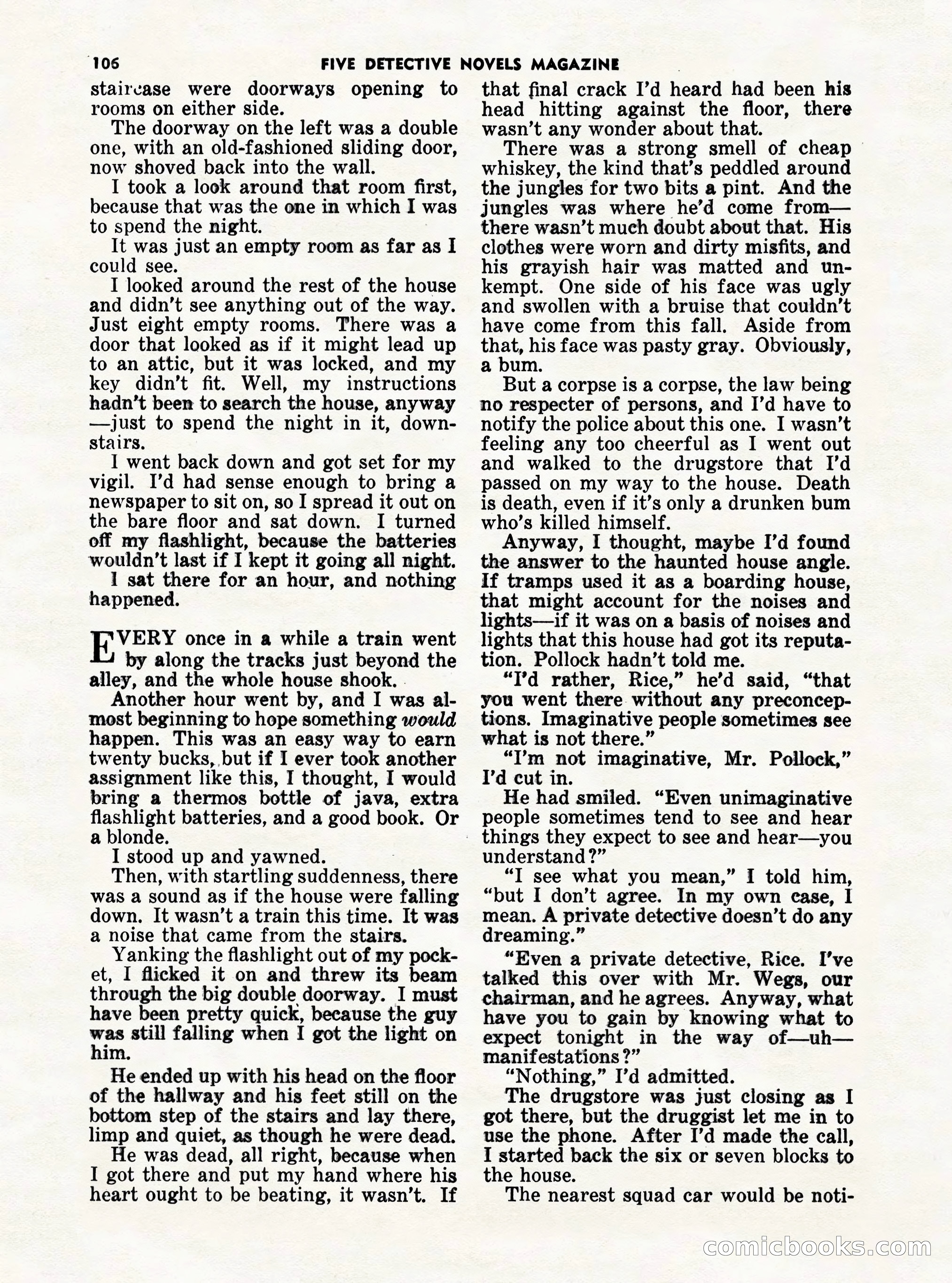 5 Detective Novels Magazine Cover — page 106 of 132