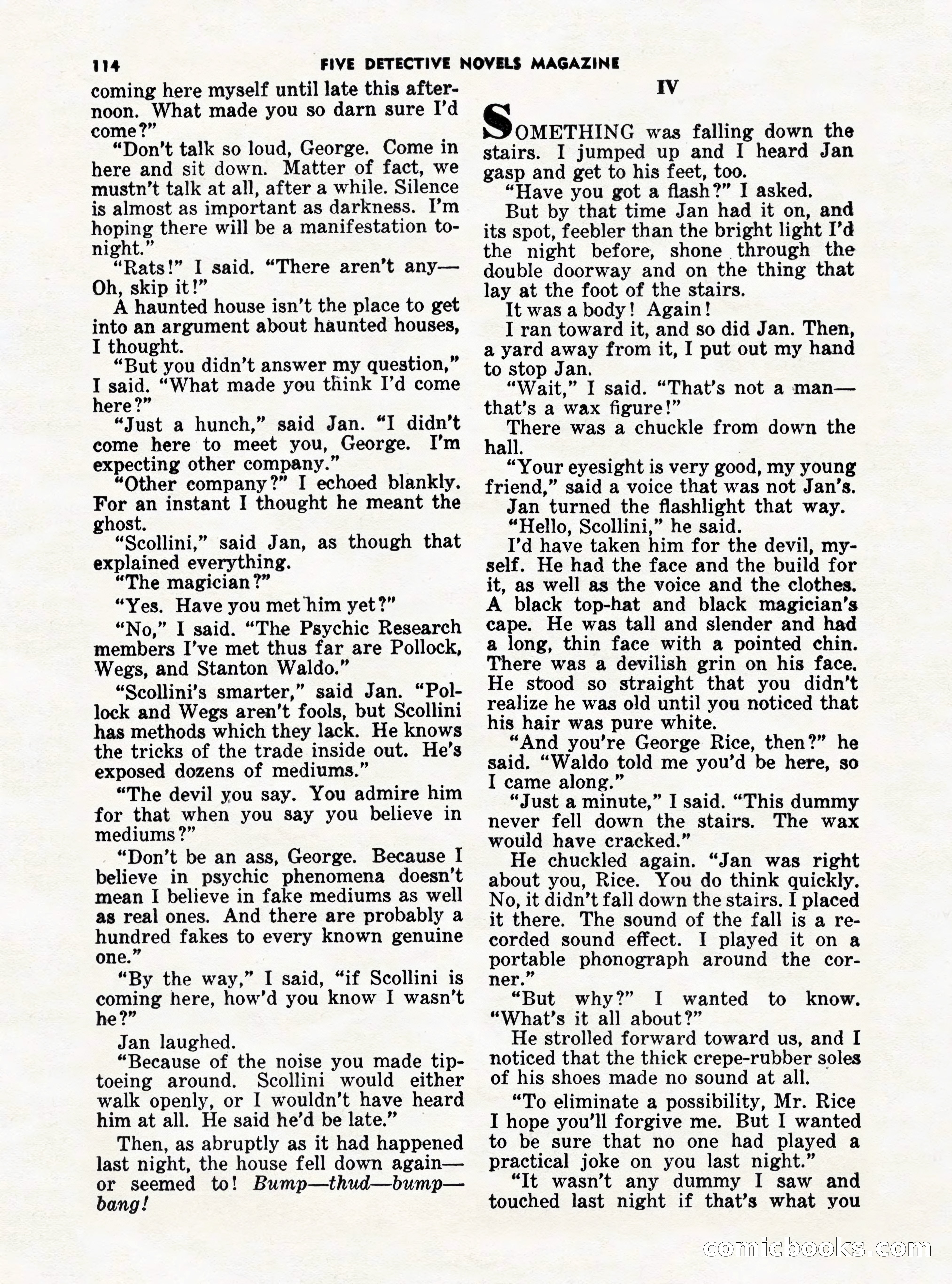 5 Detective Novels Magazine Cover — page 114 of 132