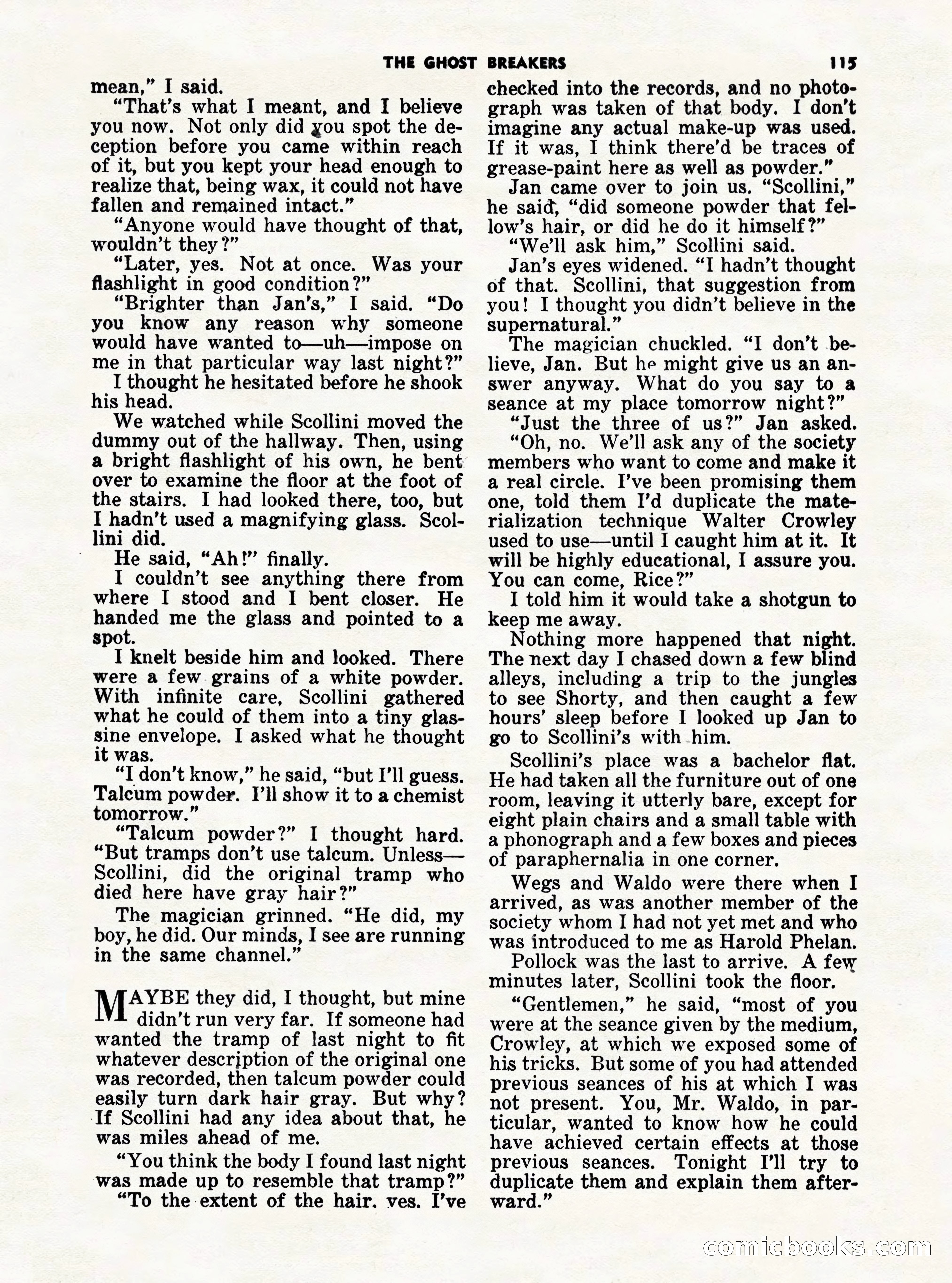 5 Detective Novels Magazine Cover — page 115 of 132