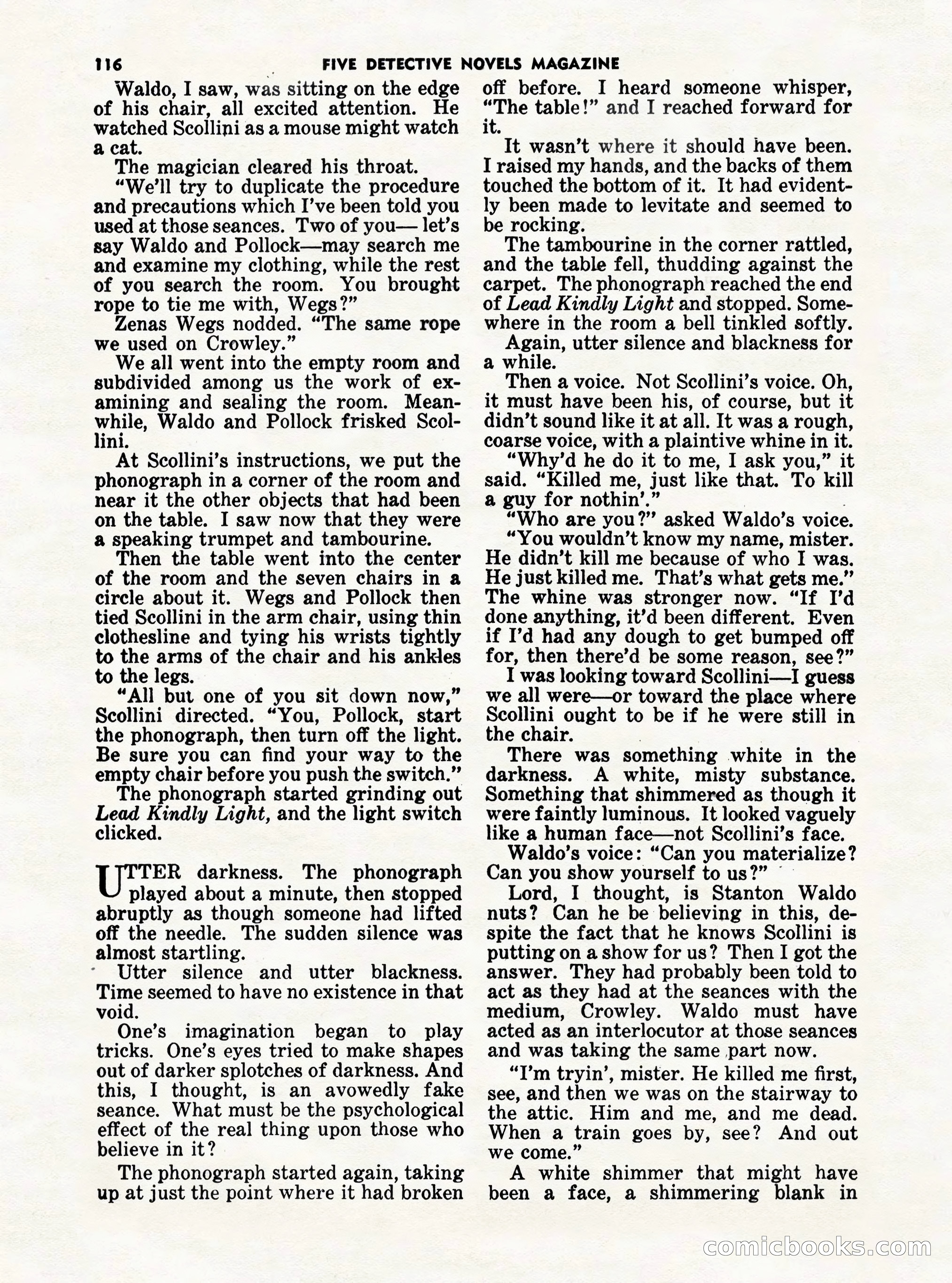 5 Detective Novels Magazine Cover — page 116 of 132