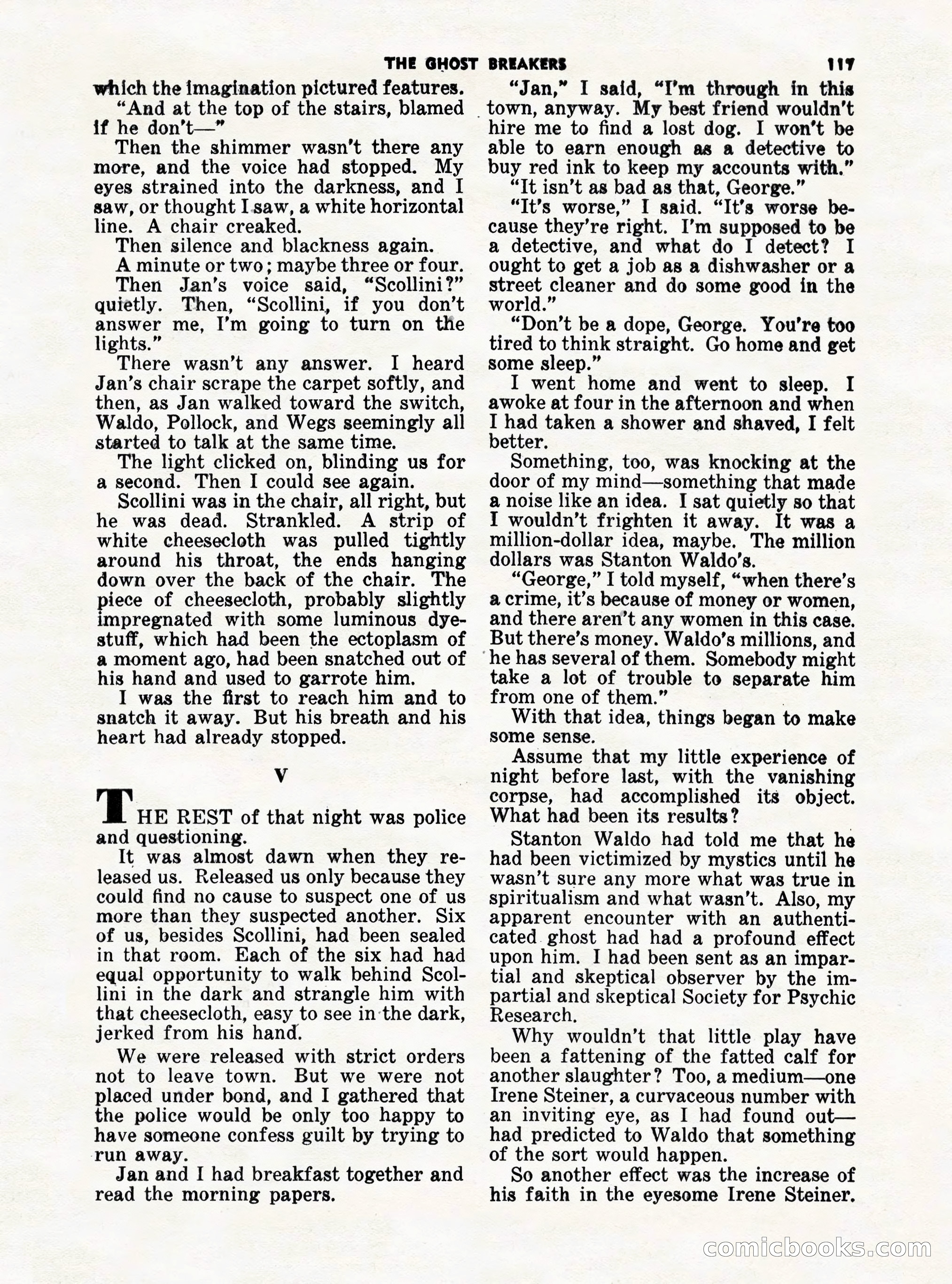 5 Detective Novels Magazine Cover — page 117 of 132