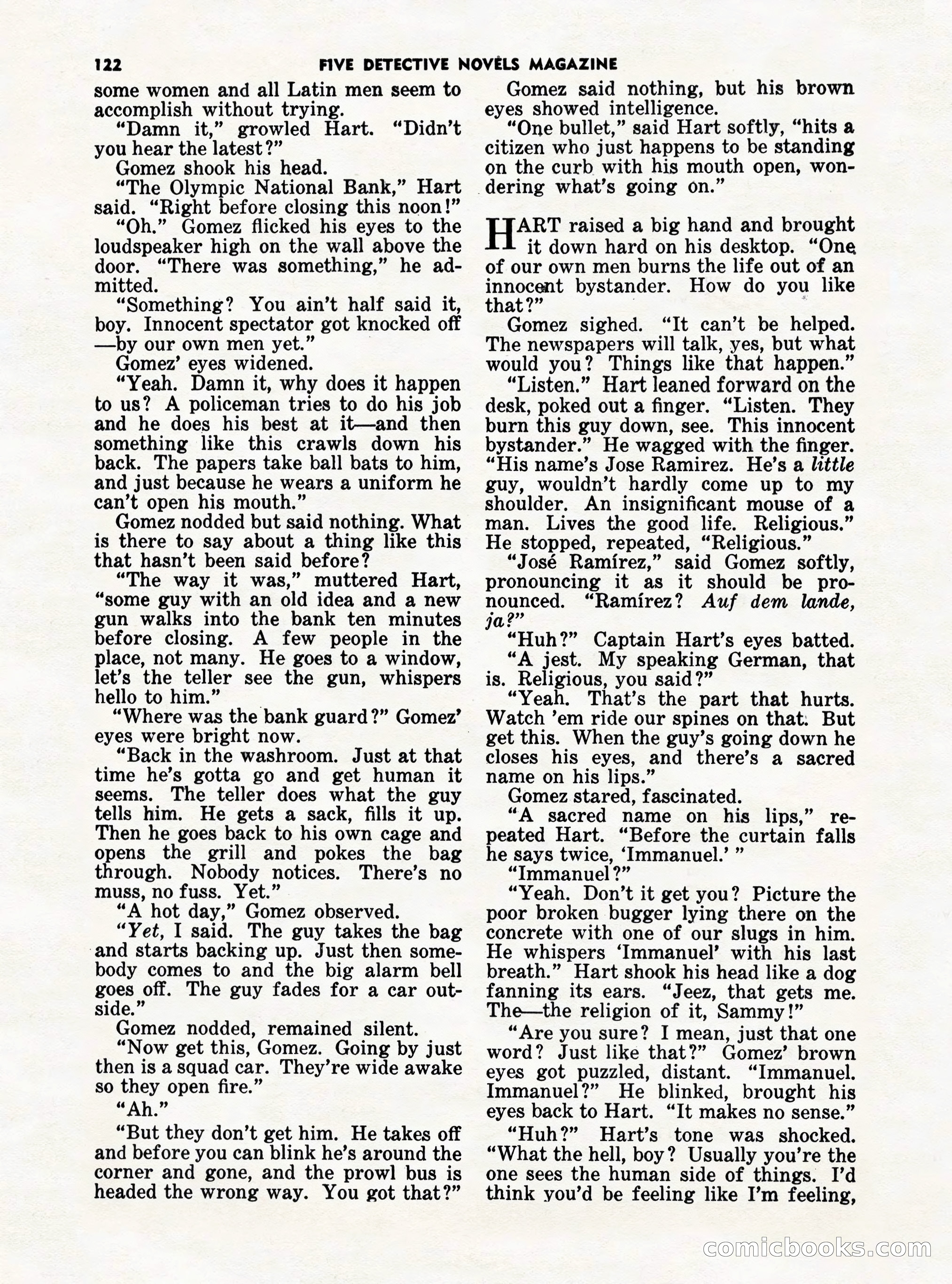 5 Detective Novels Magazine Cover — page 122 of 132
