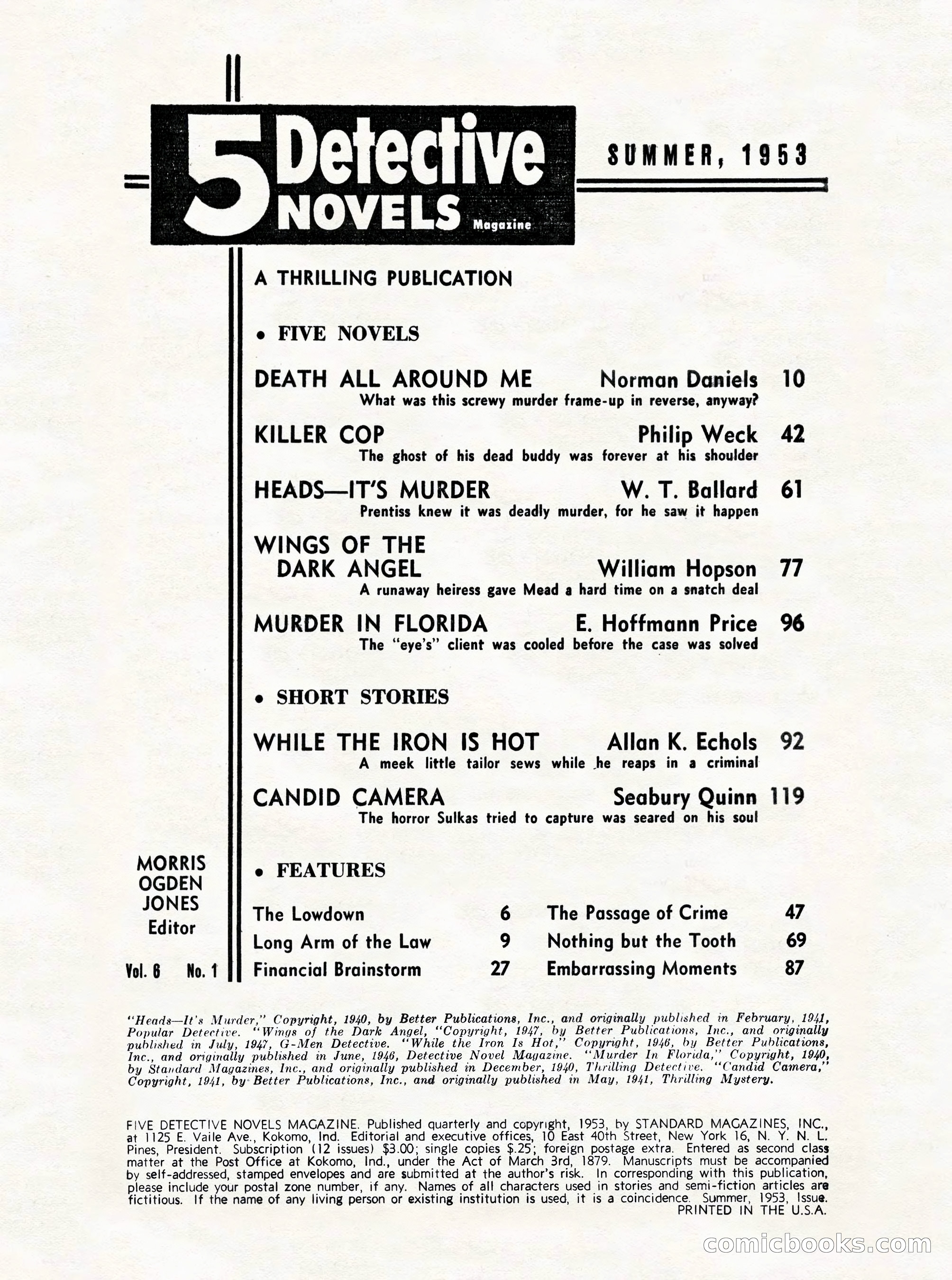 5 Detective Novels Magazine Cover — page 4 of 132