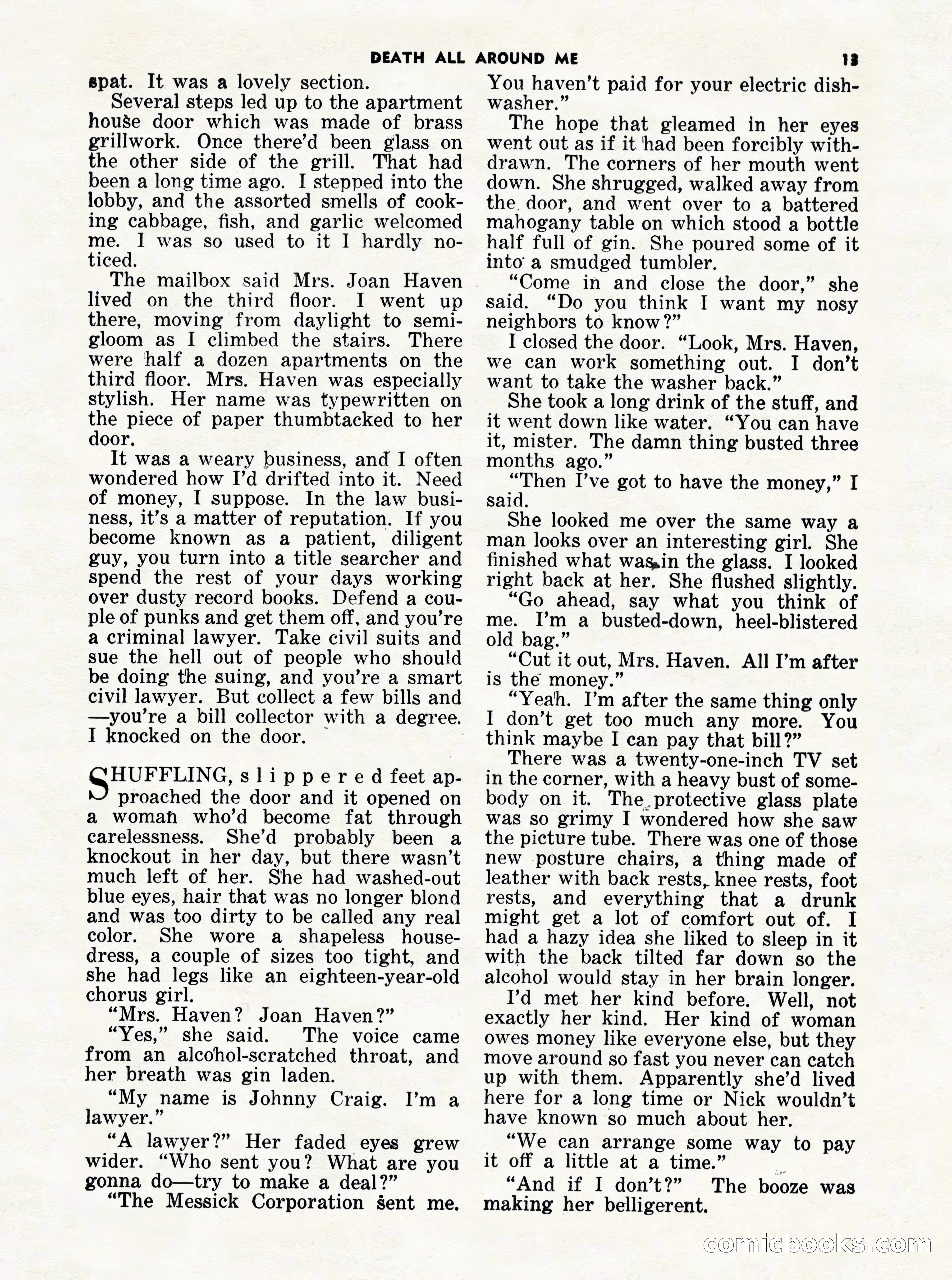 5 Detective Novels Magazine Cover — page 13 of 132