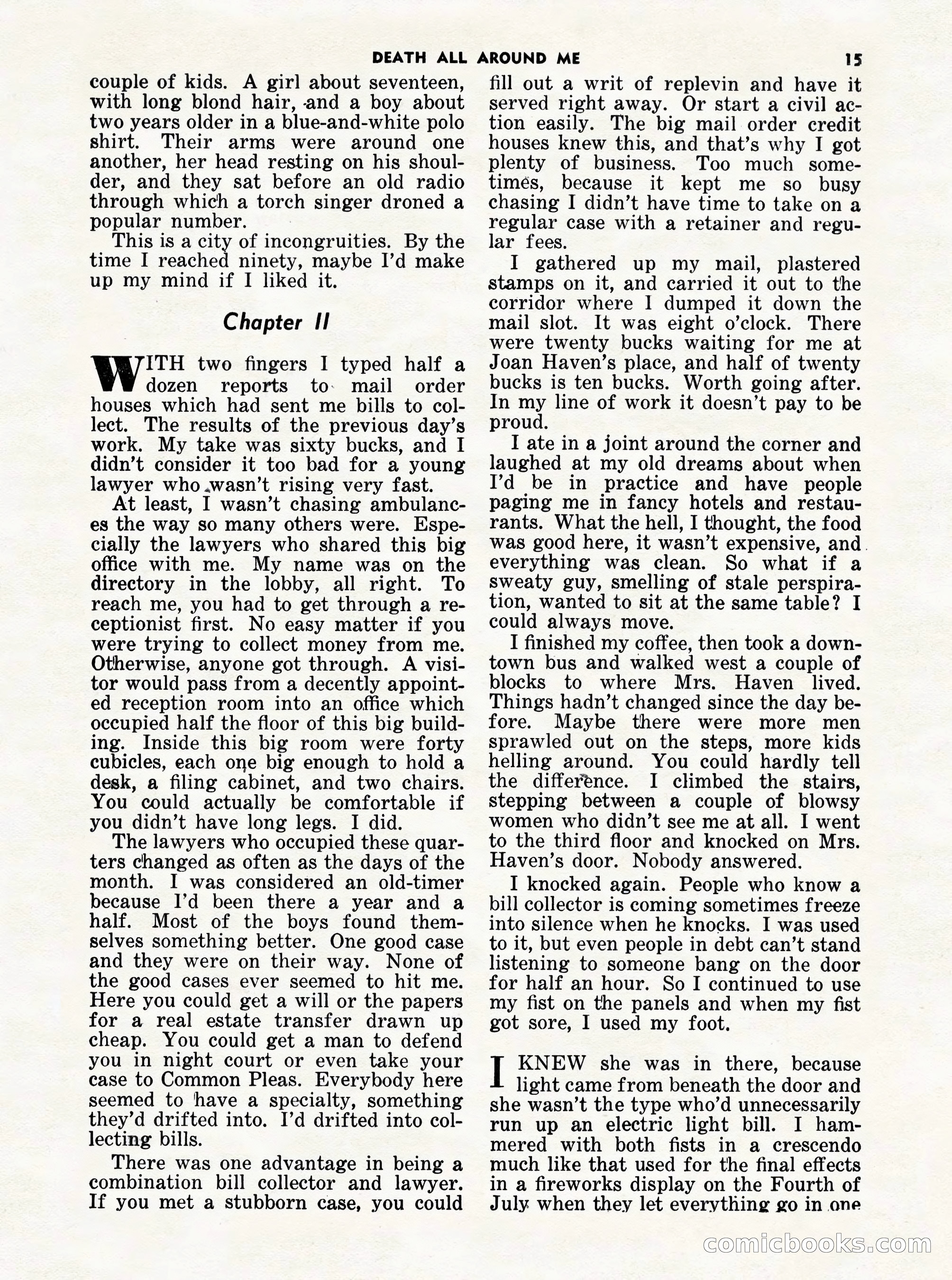 5 Detective Novels Magazine Cover — page 15 of 132