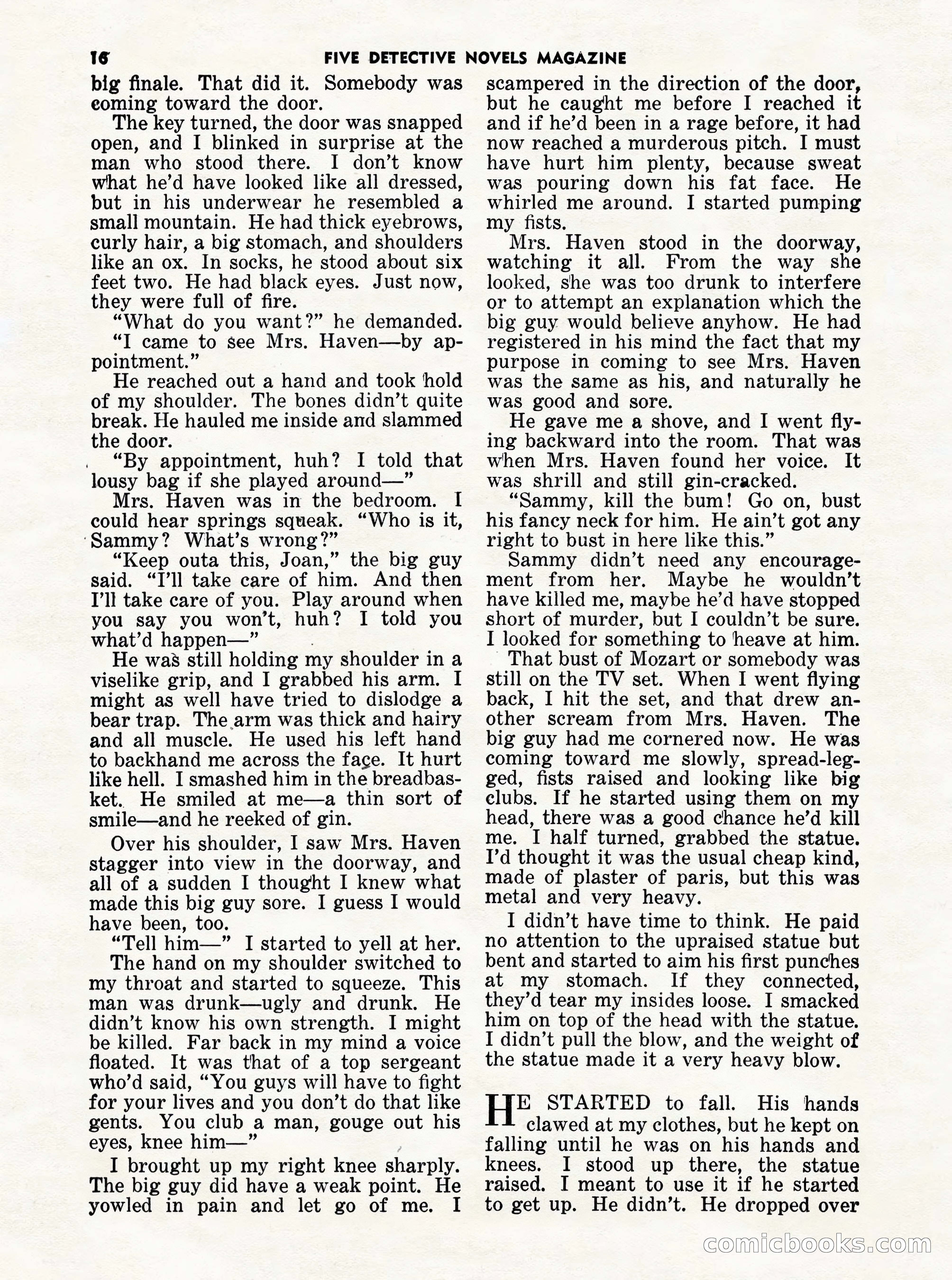 5 Detective Novels Magazine Cover — page 16 of 132