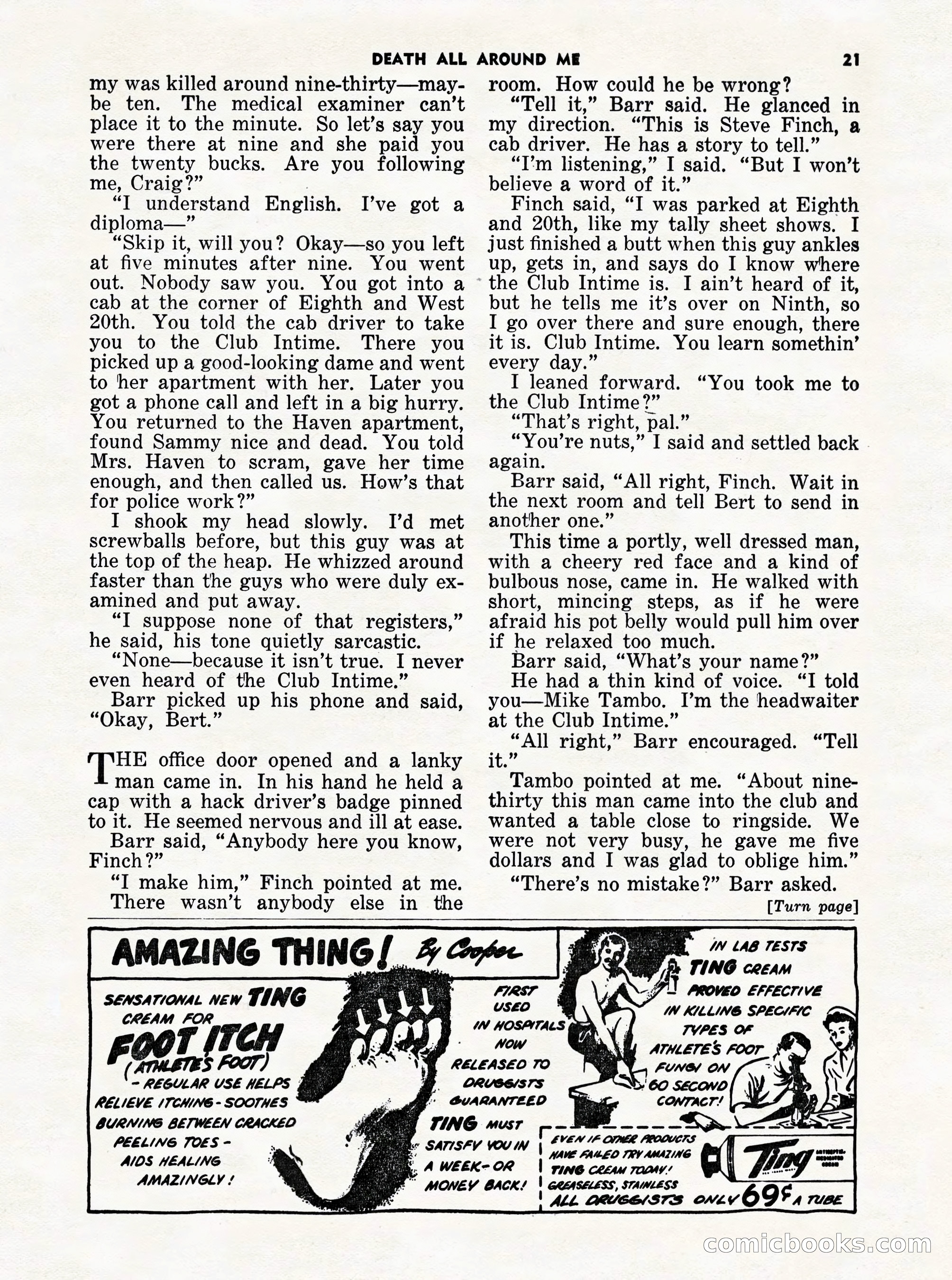 5 Detective Novels Magazine Cover — page 21 of 132