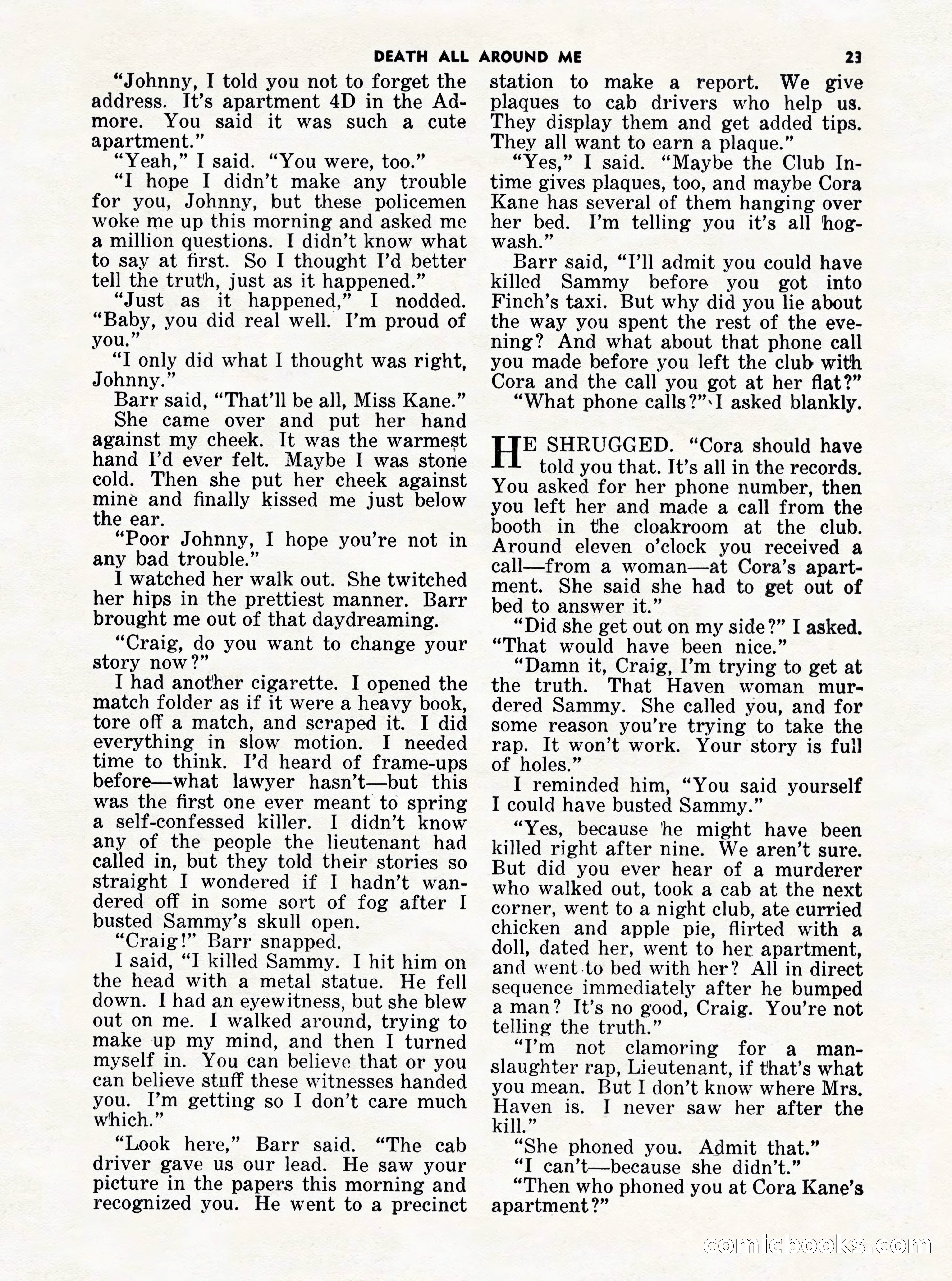 5 Detective Novels Magazine Cover — page 23 of 132