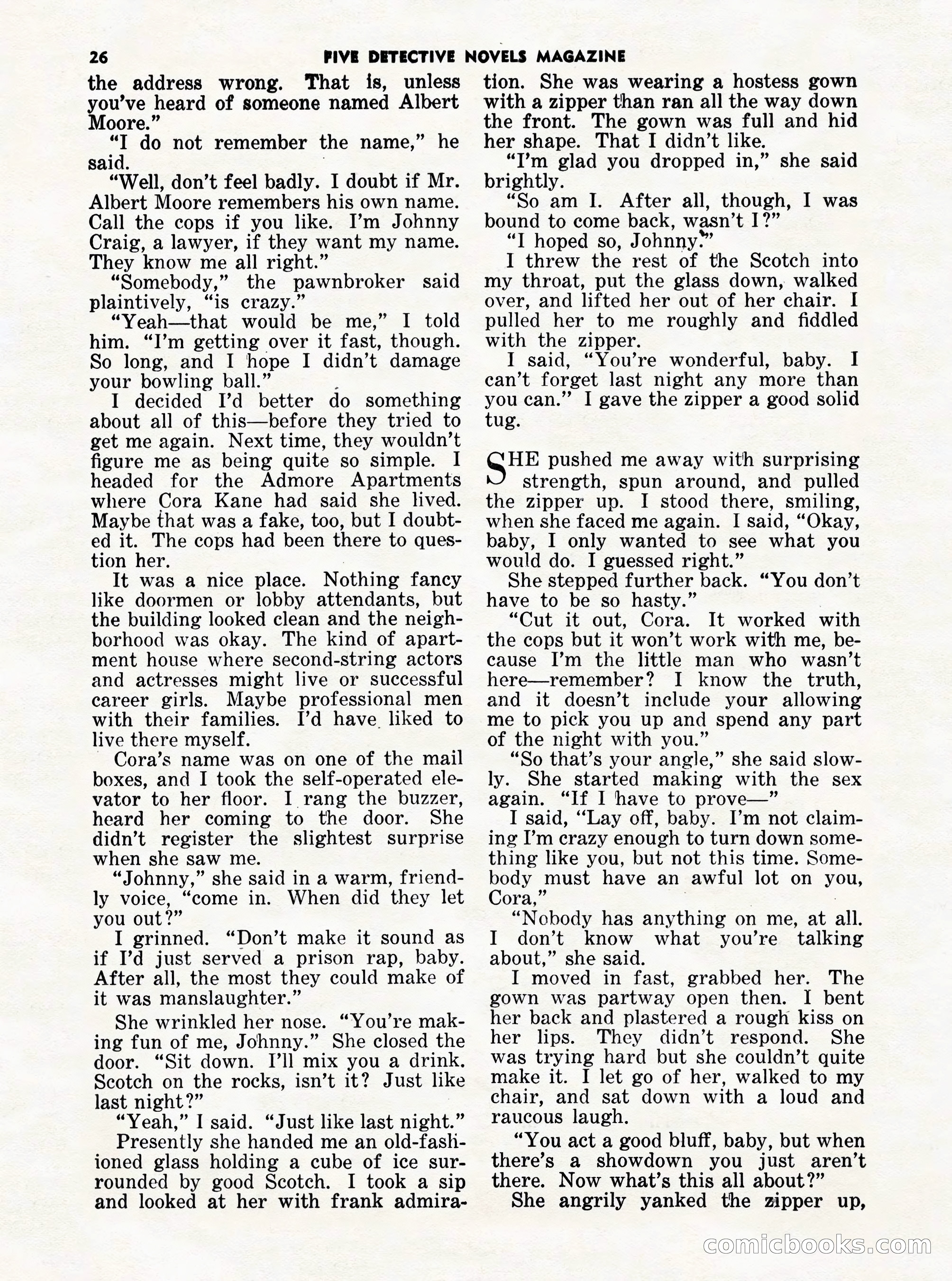 5 Detective Novels Magazine Cover — page 26 of 132