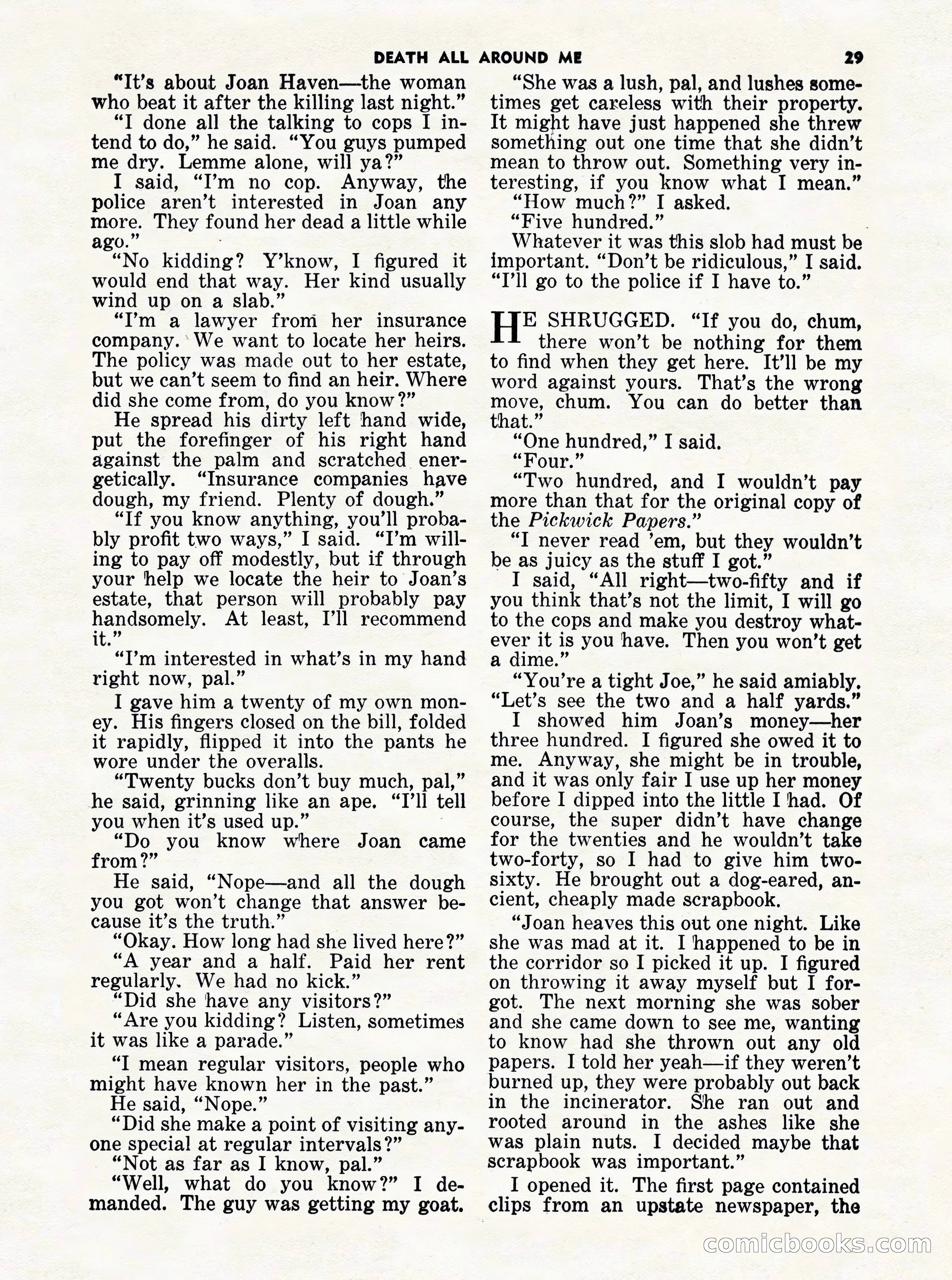 5 Detective Novels Magazine Cover — page 29 of 132