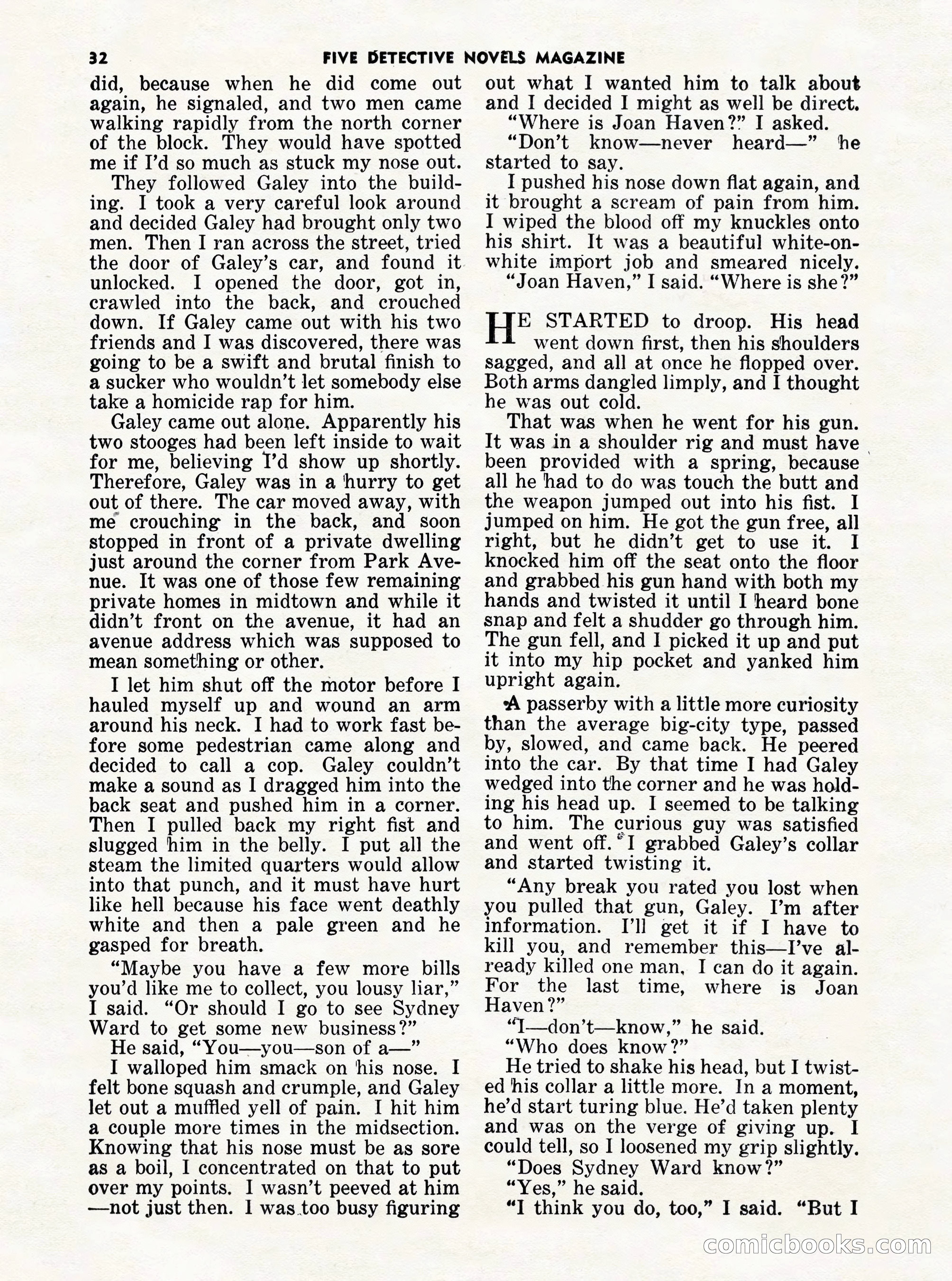5 Detective Novels Magazine Cover — page 32 of 132