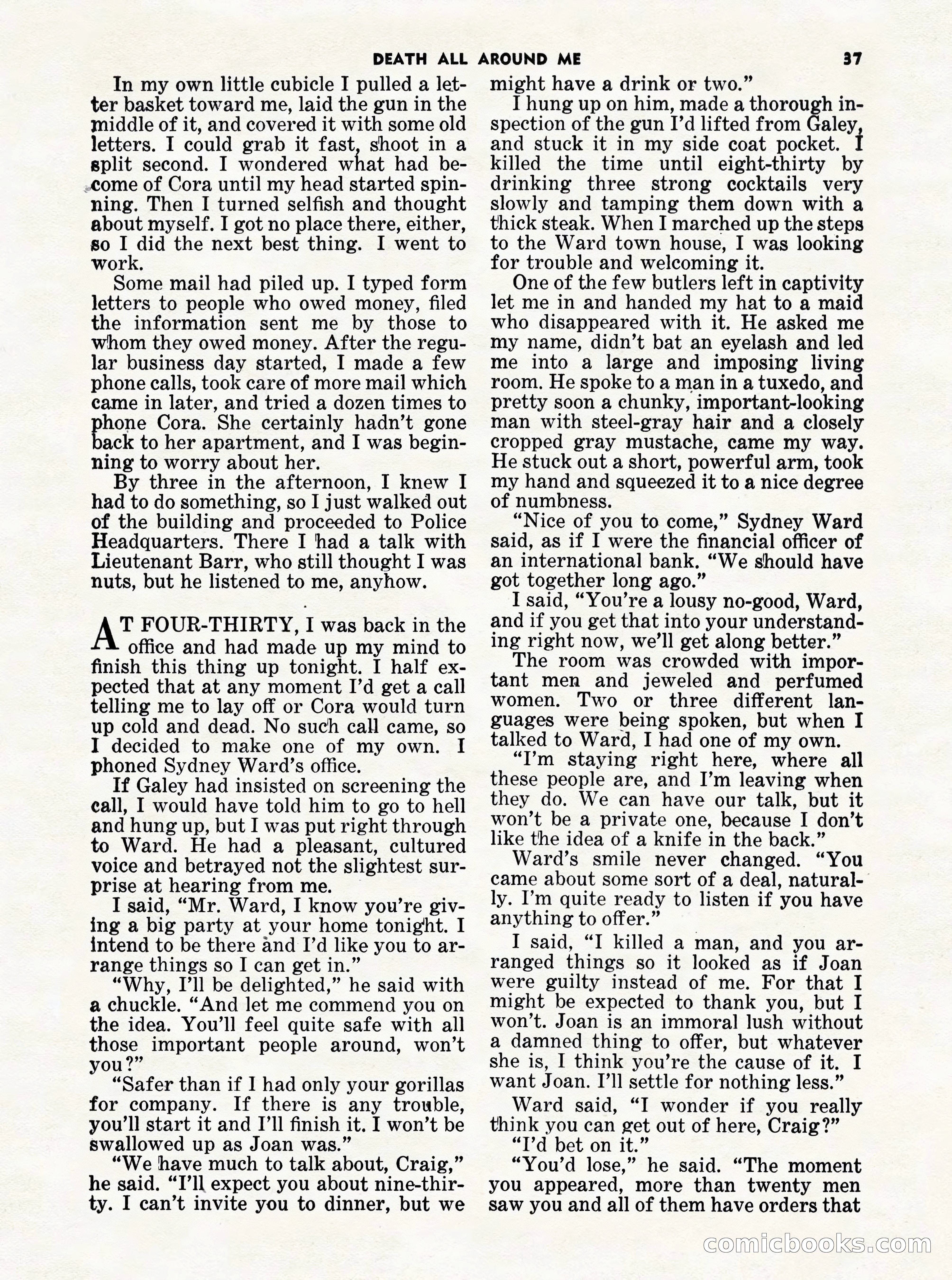 5 Detective Novels Magazine Cover — page 37 of 132