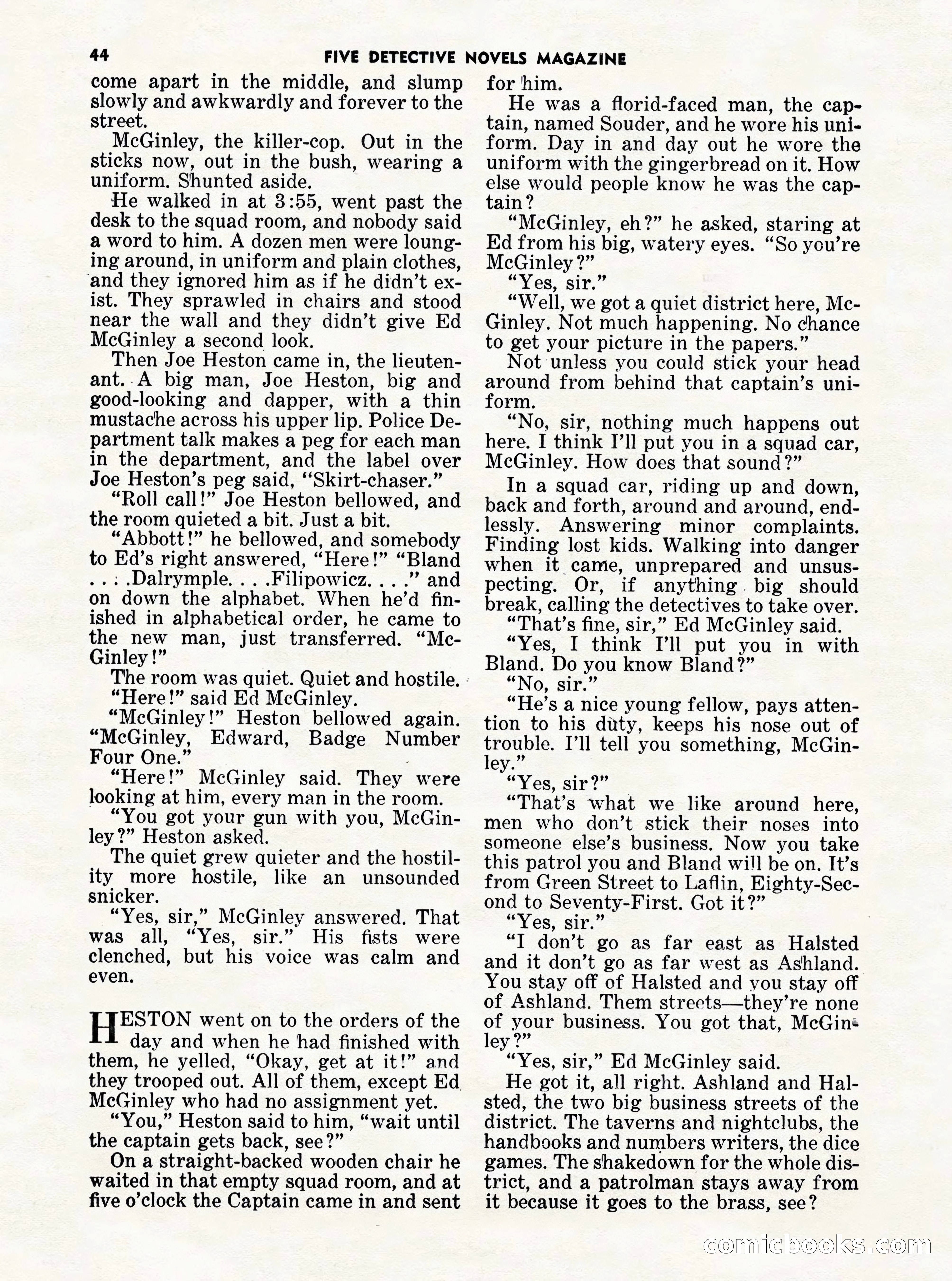 5 Detective Novels Magazine Cover — page 44 of 132