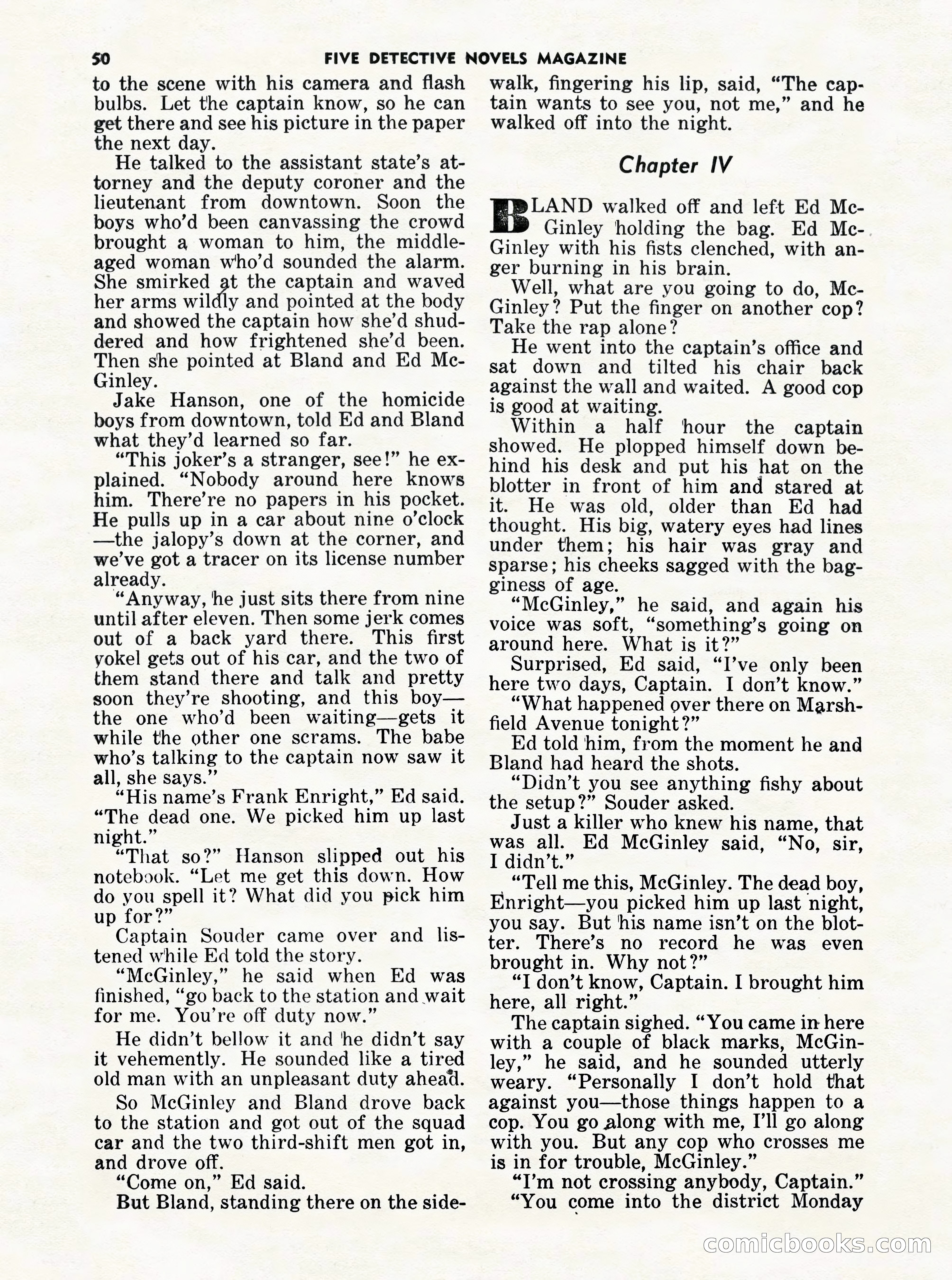5 Detective Novels Magazine Cover — page 50 of 132