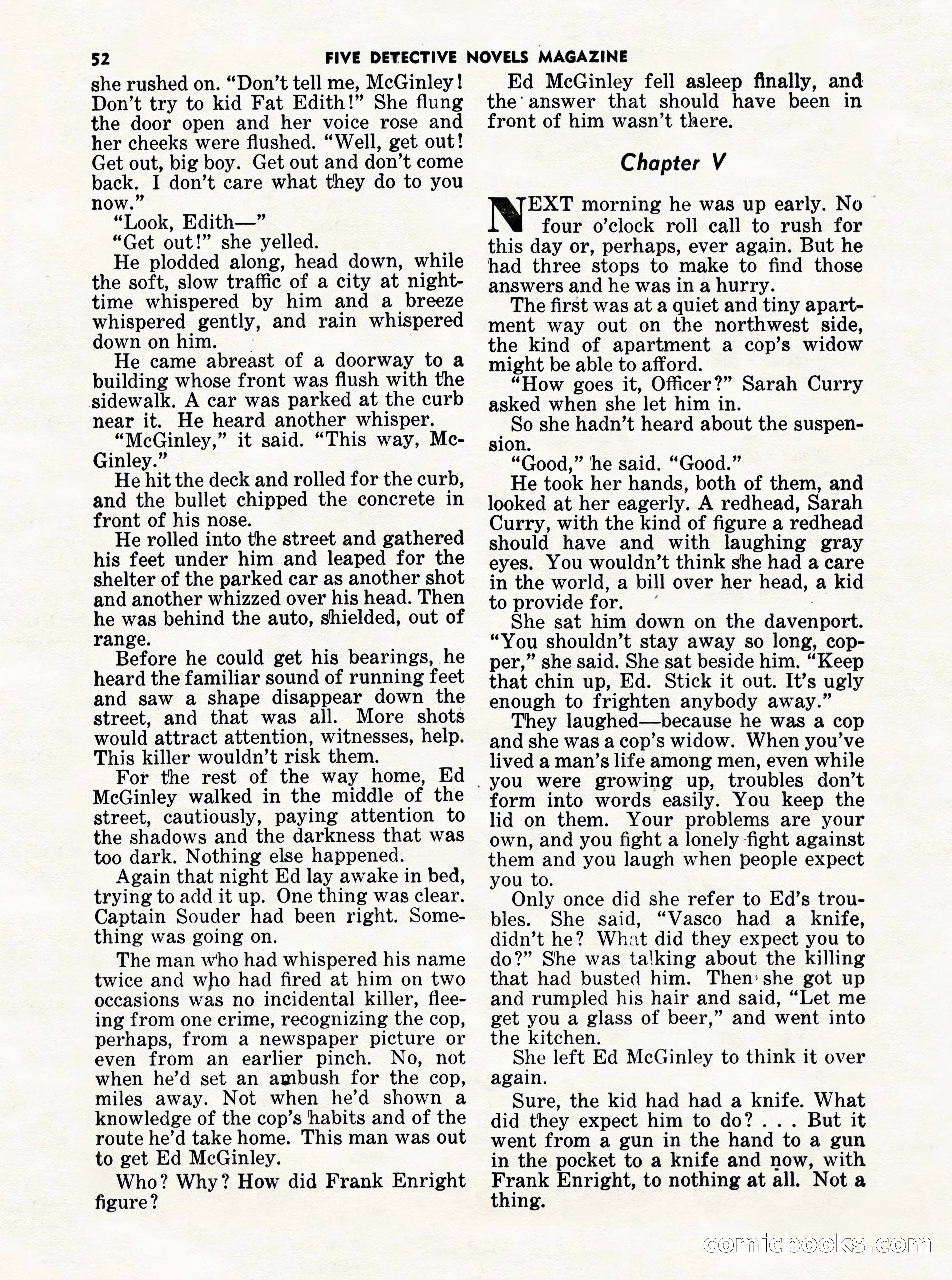 5 Detective Novels Magazine Cover — page 52 of 132