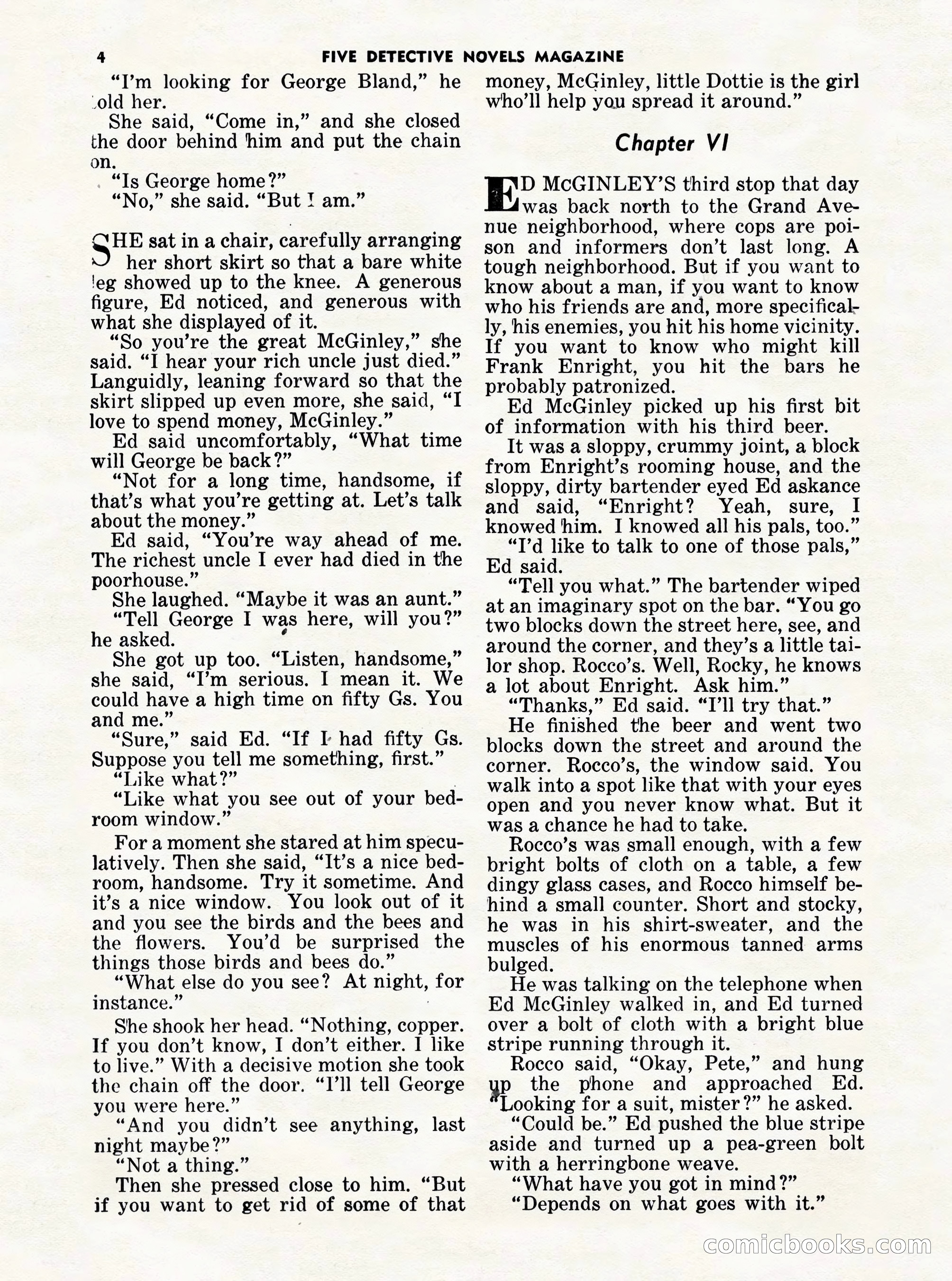 5 Detective Novels Magazine Cover — page 54 of 132