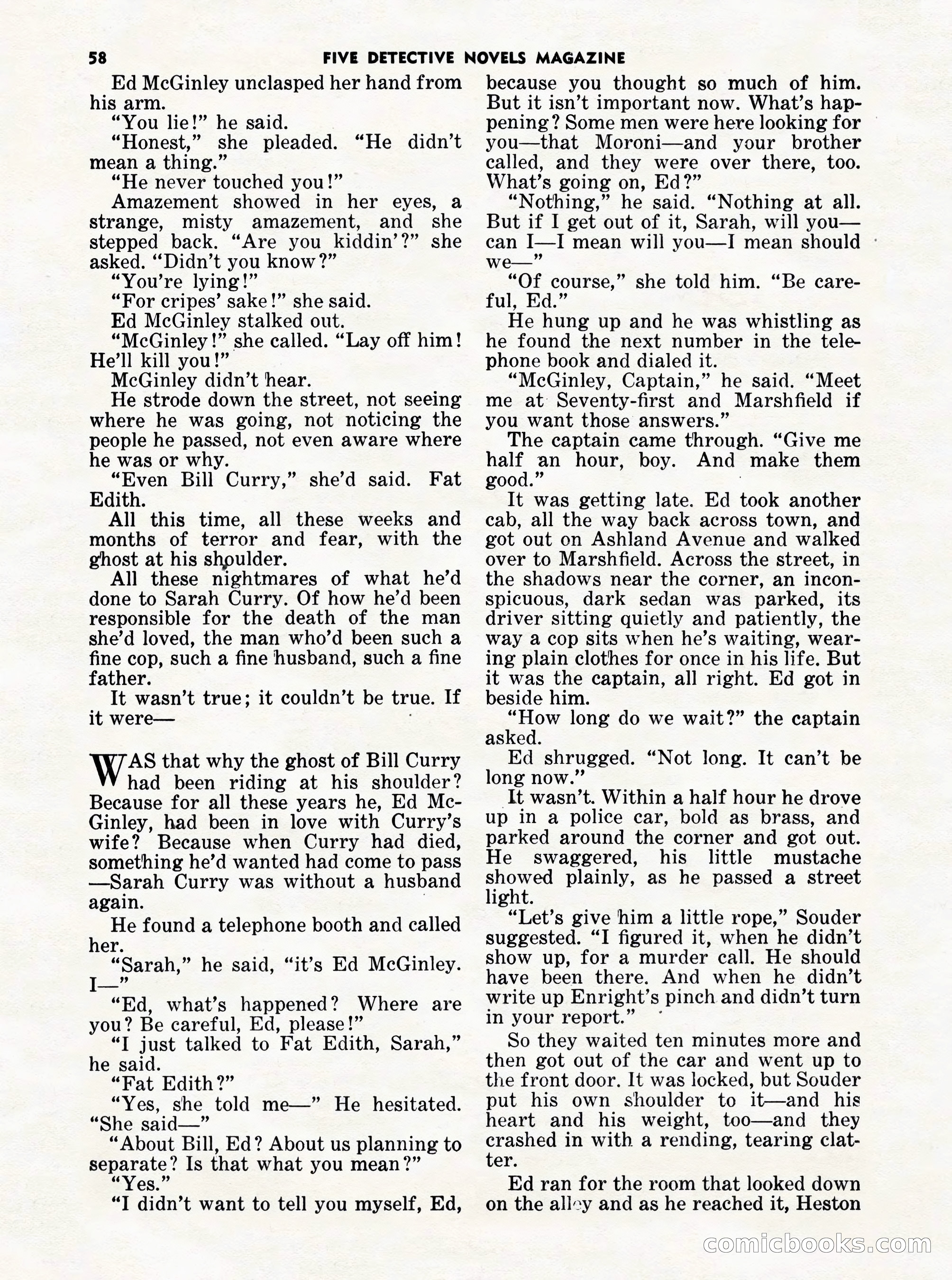 5 Detective Novels Magazine Cover — page 58 of 132