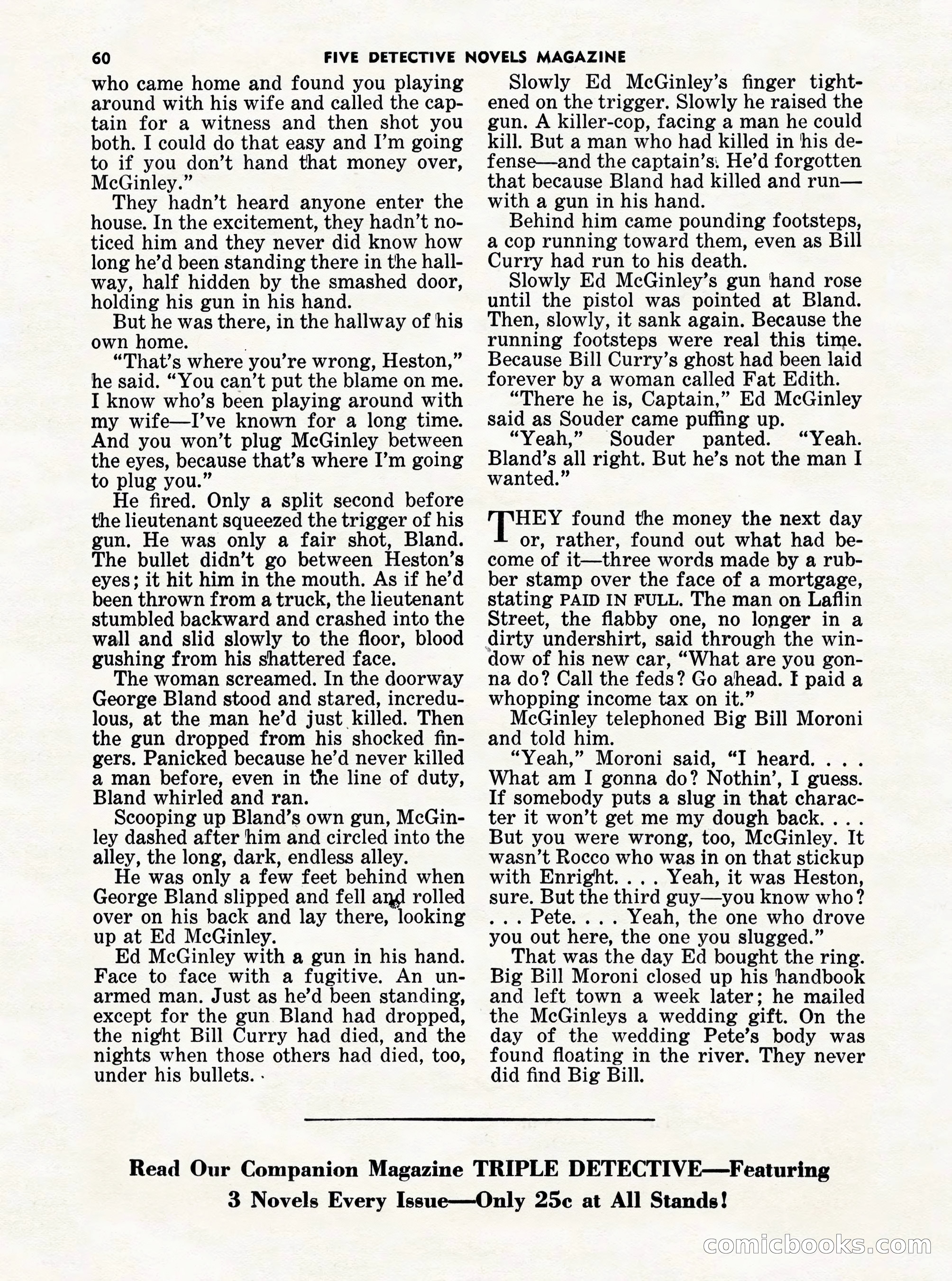 5 Detective Novels Magazine Cover — page 60 of 132