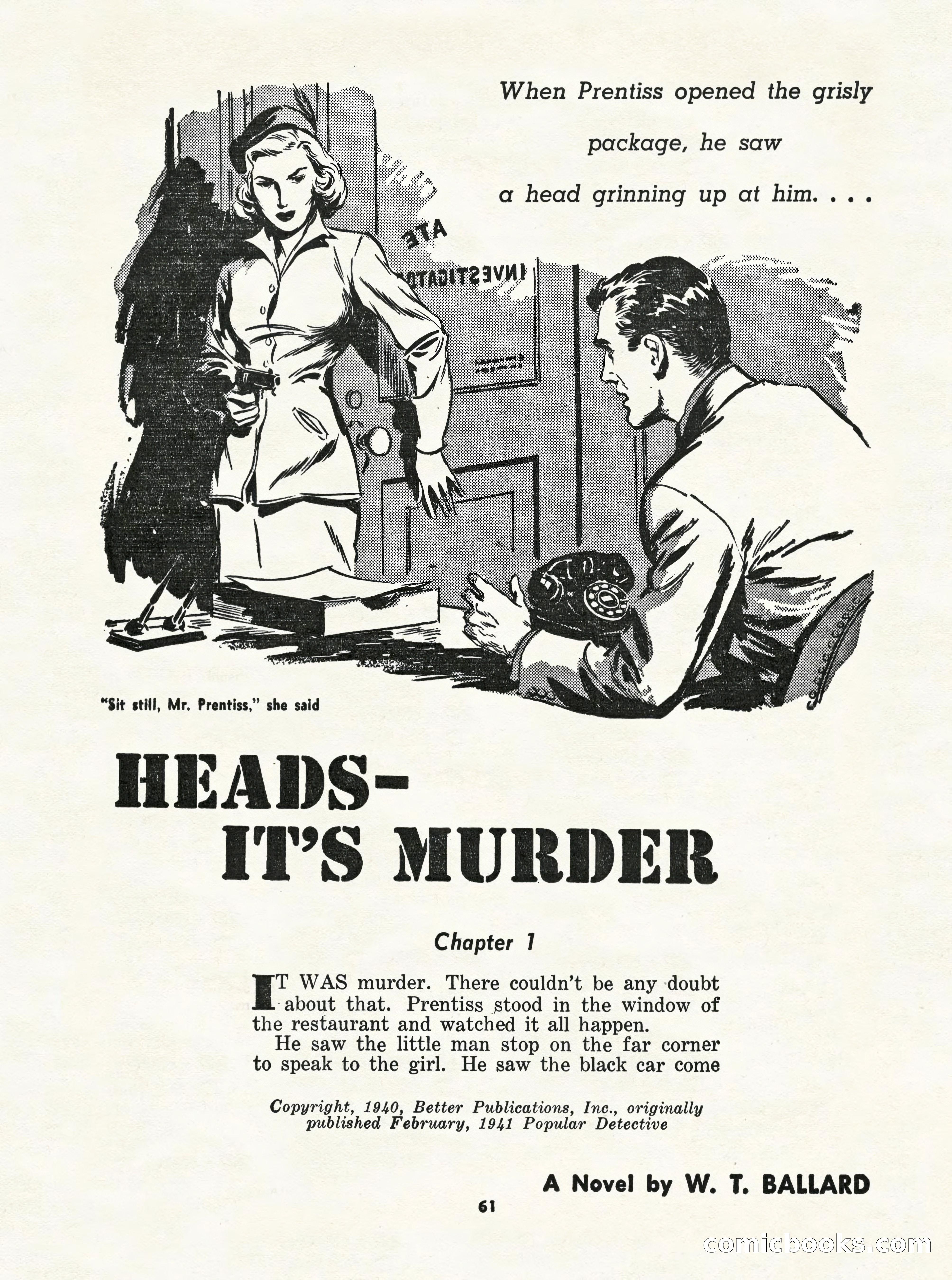 5 Detective Novels Magazine Cover — page 61 of 132