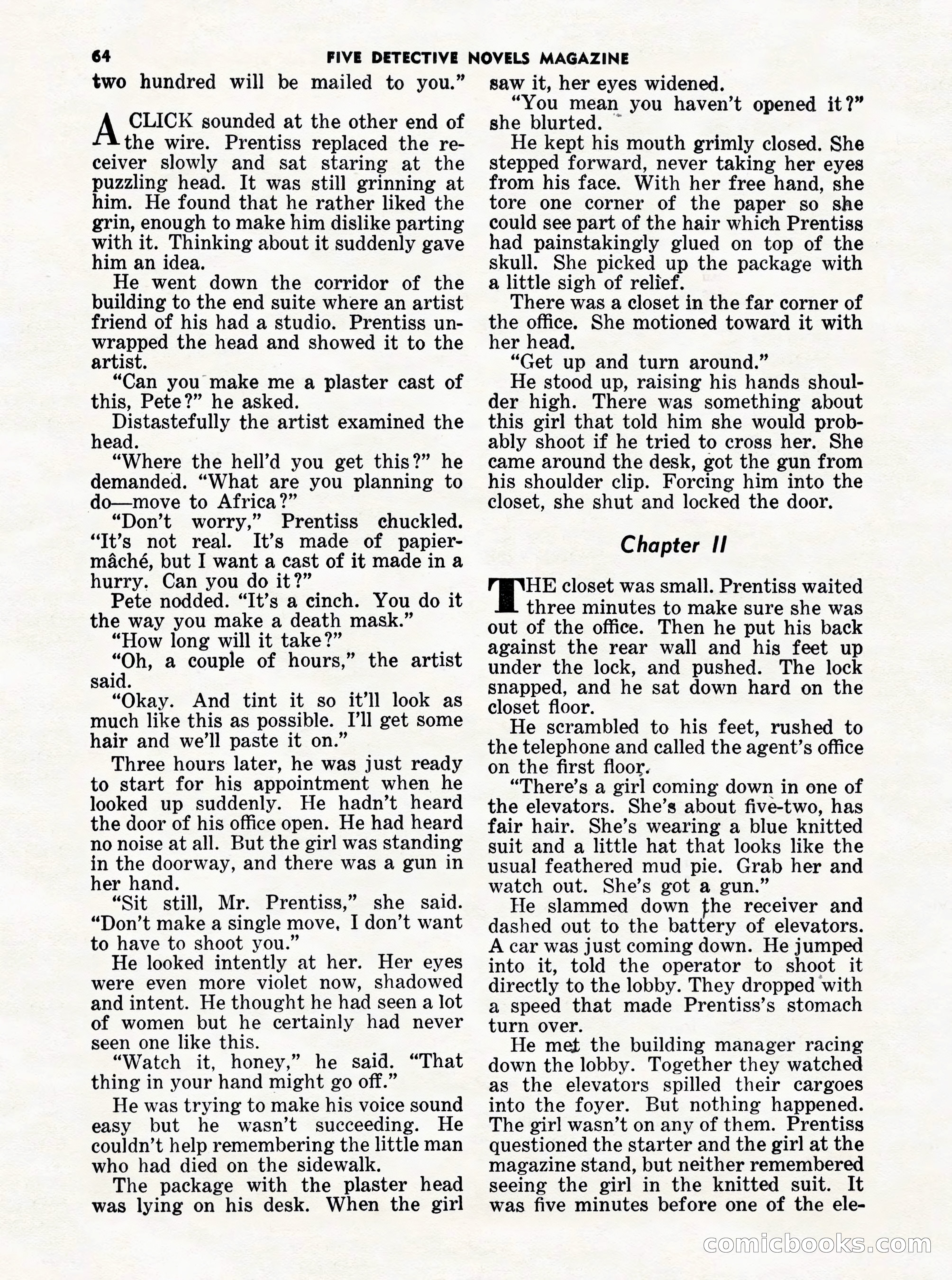 5 Detective Novels Magazine Cover — page 64 of 132