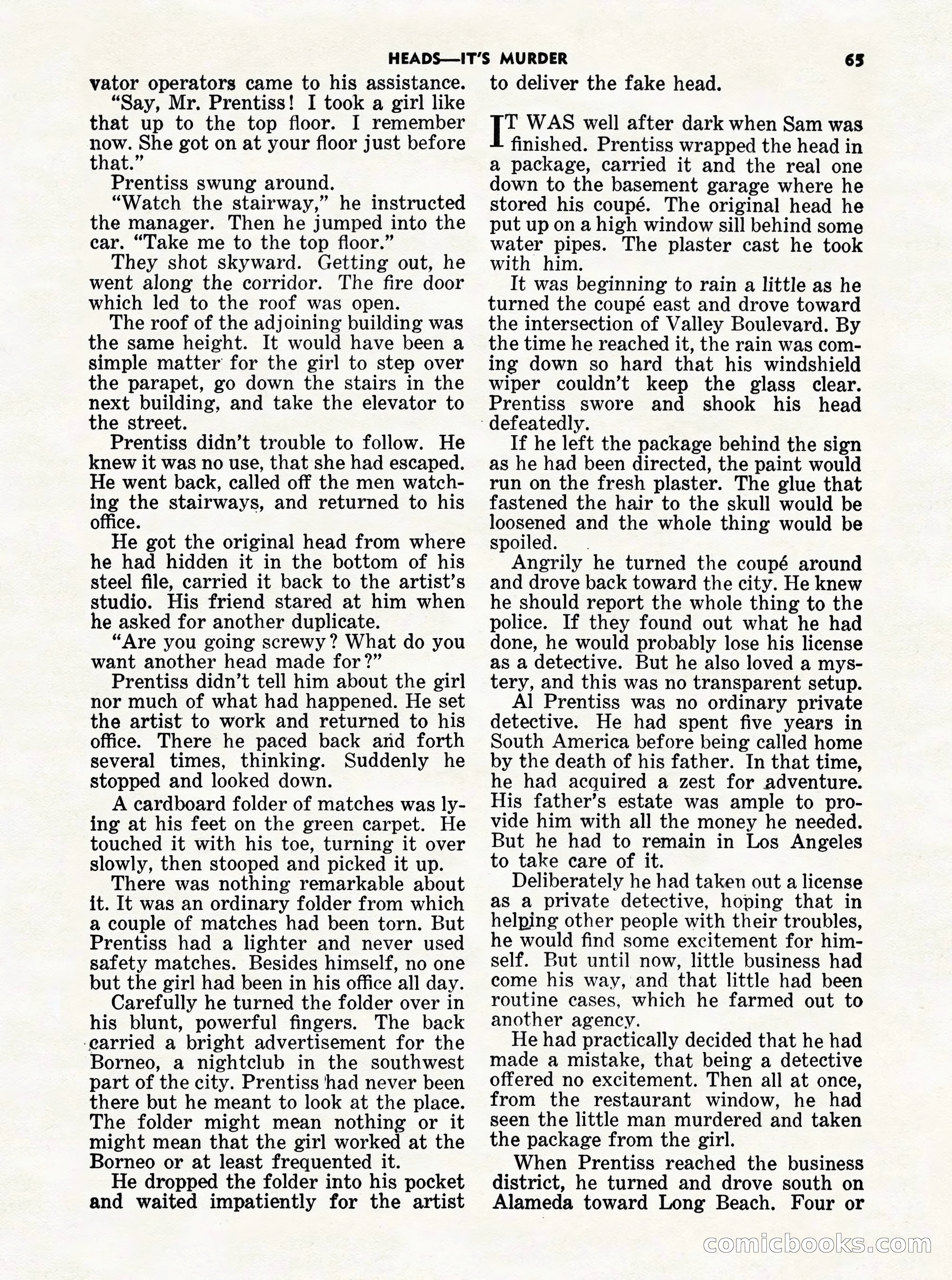 5 Detective Novels Magazine Cover — page 65 of 132