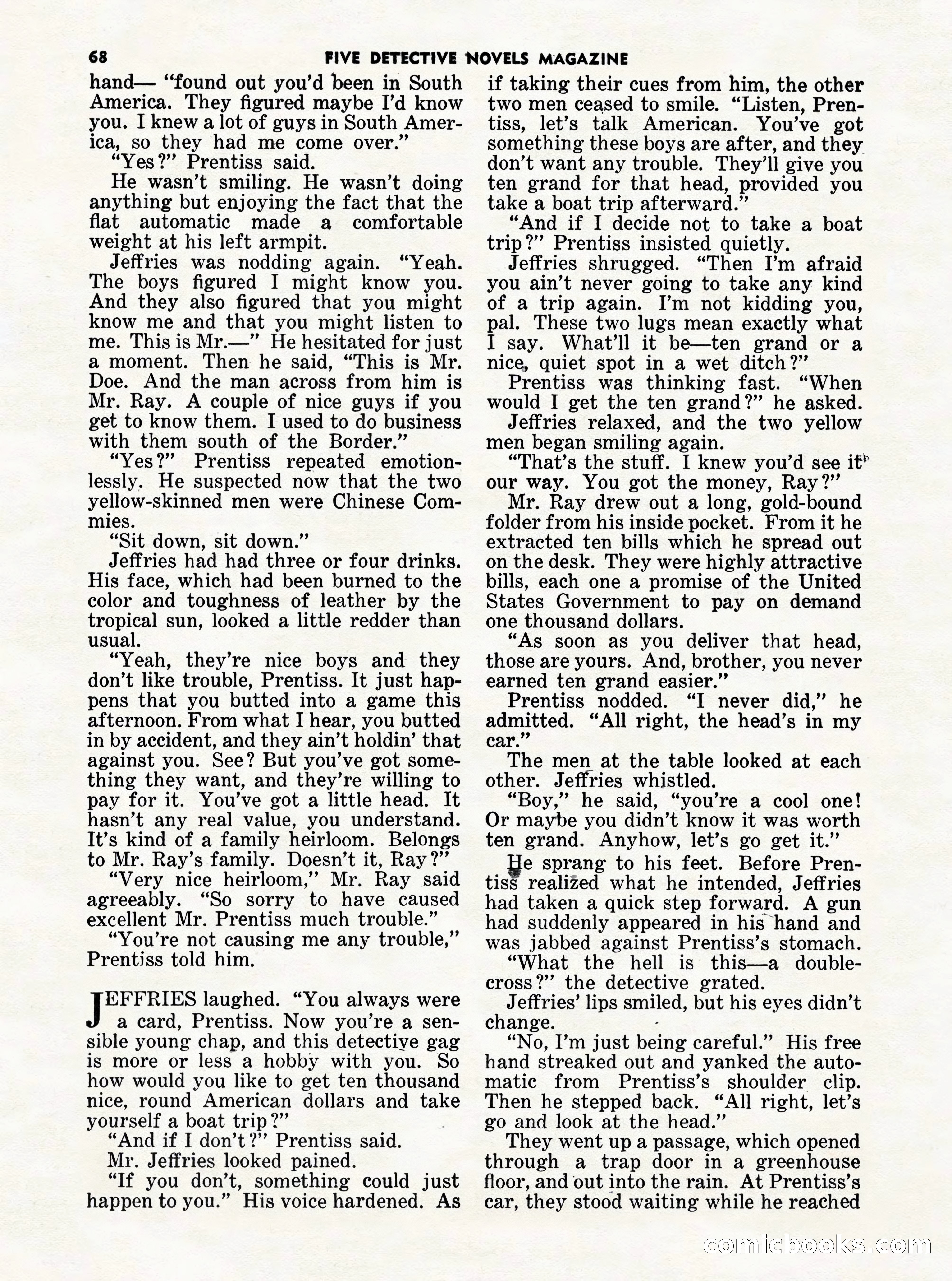 5 Detective Novels Magazine Cover — page 68 of 132